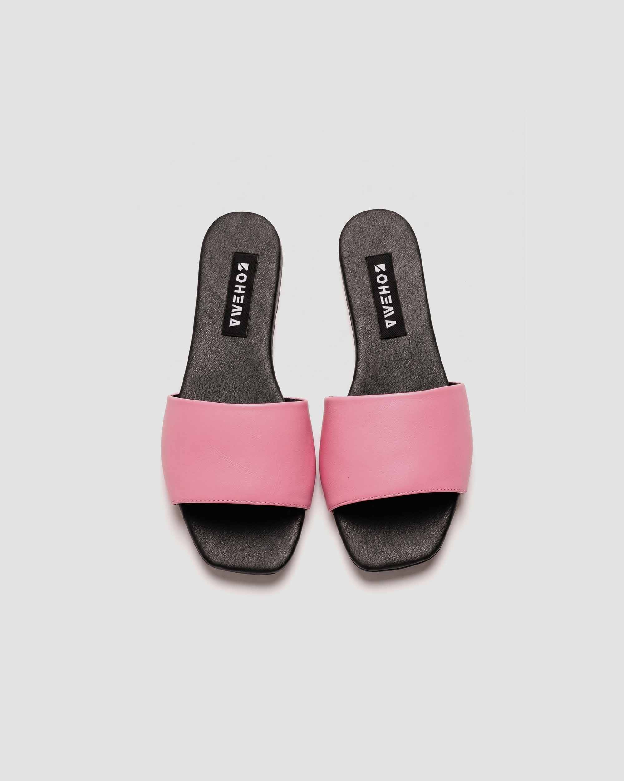 BOHEMA womens vegan Slides Mellow Pink