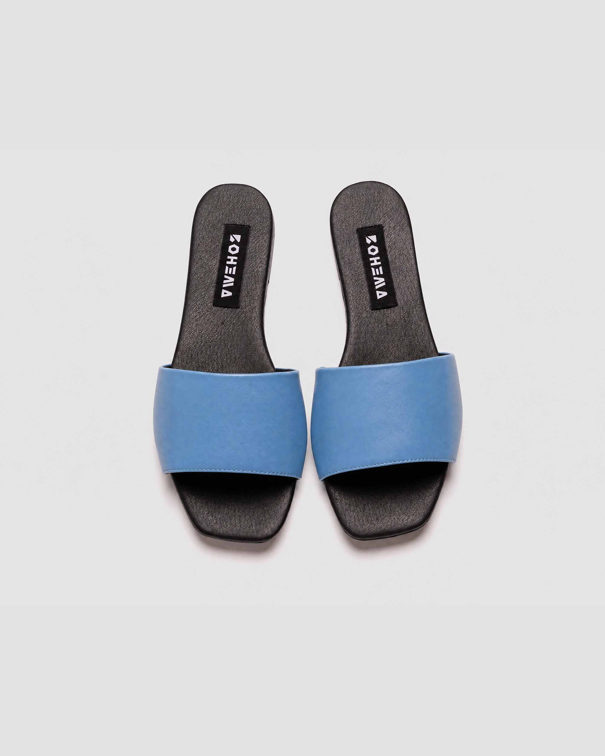 BOHEMA womens vegan Slides Mellow Baby Blue