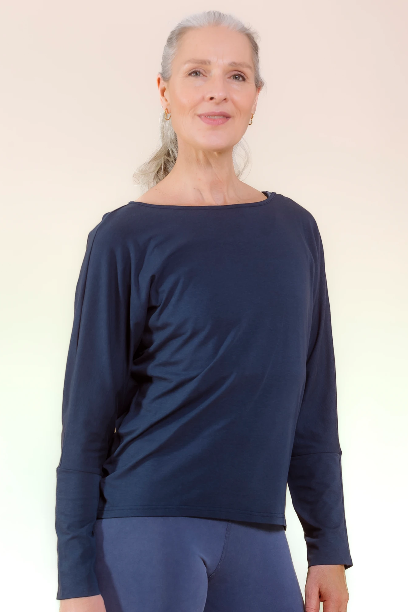 nice to meet me Damen vegan LangÃ¤rmliges Cover-Up In Nachtblau