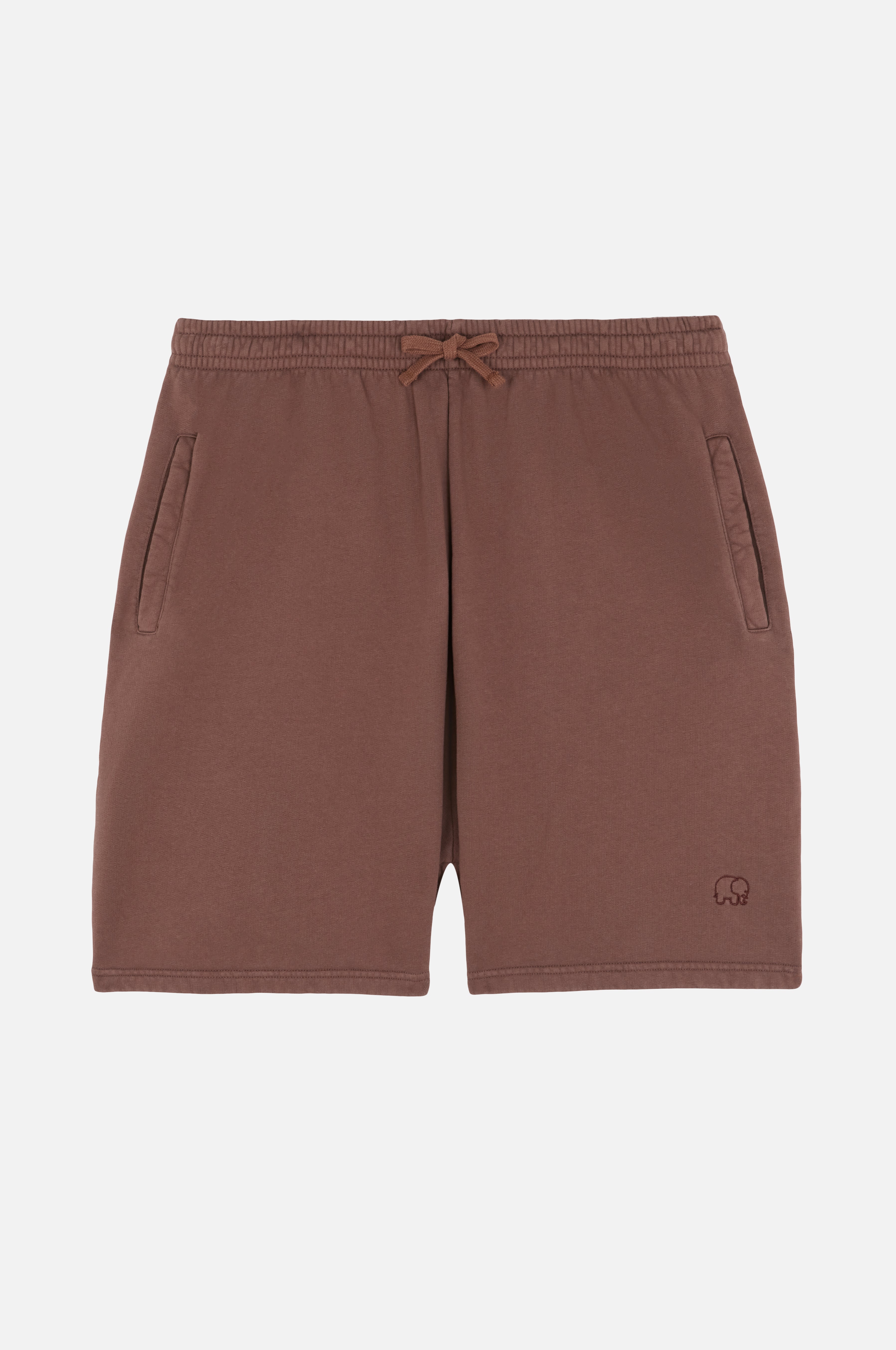 Trendsplant men vegan Sweatshorts Essentials Shaved Chocolate Brown