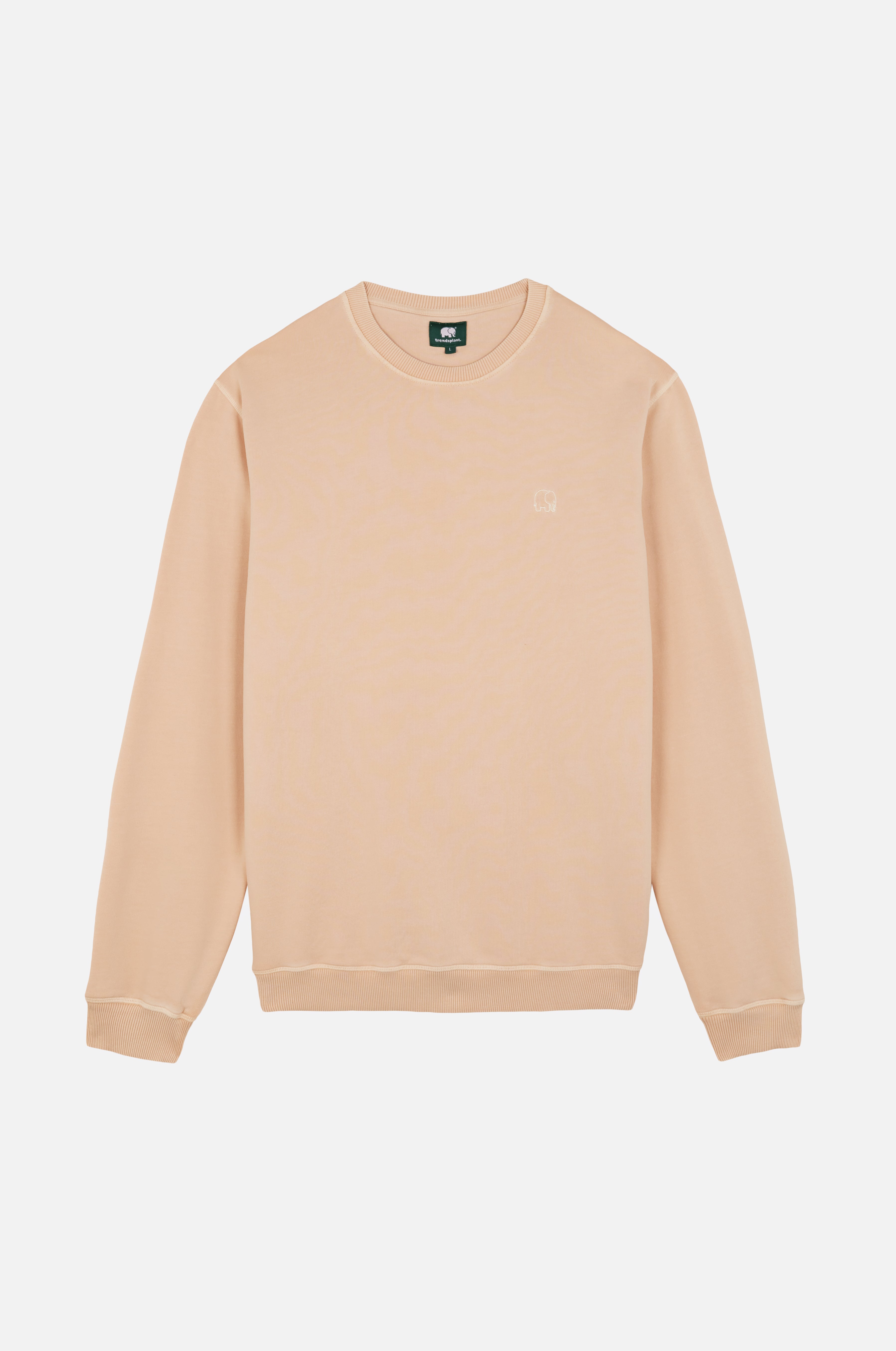 Trendsplant men vegan Sweatshirt Essential Sunwashed Smoke Gray