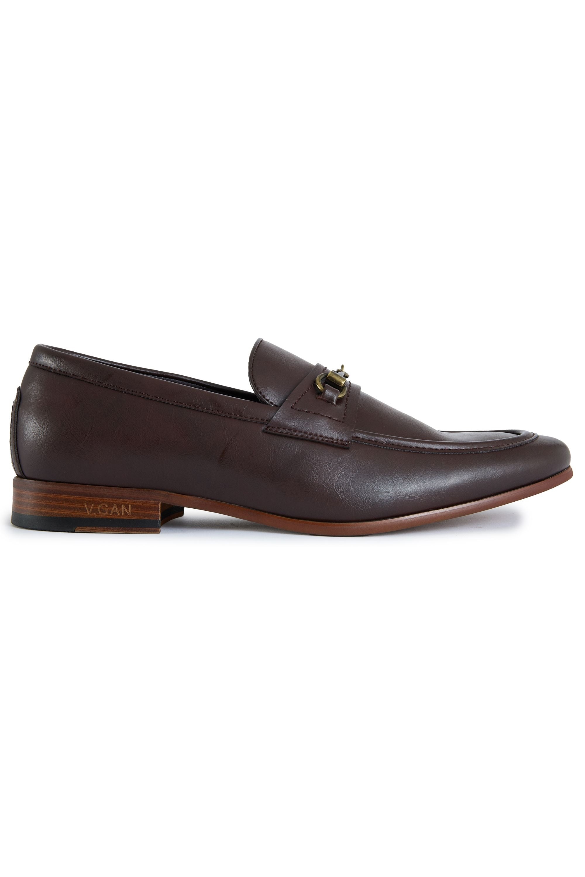 V.GAN Herren vegan Loafers Cappuccino Braun