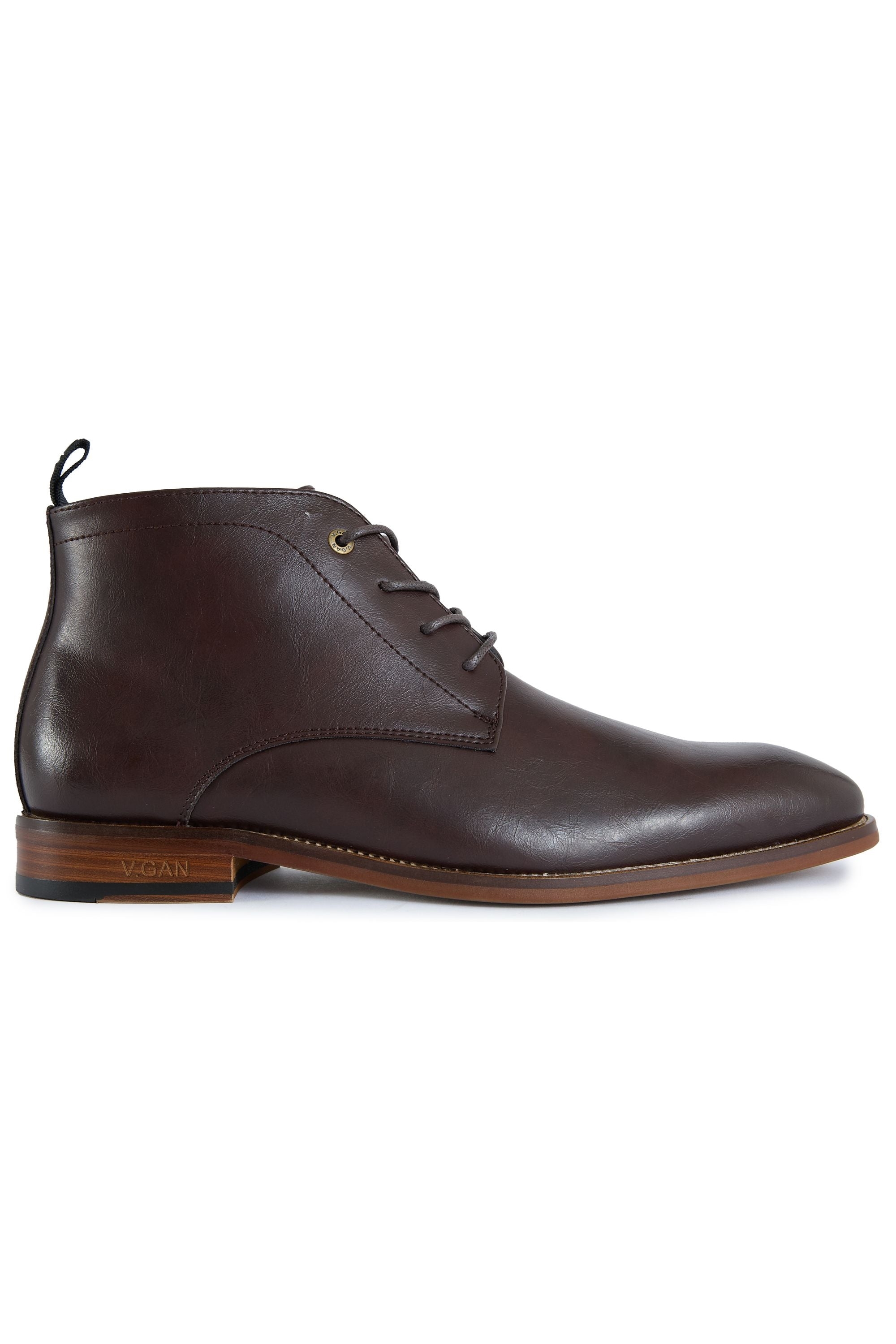 V.GAN men vegan Boots Espresso Chukka Brown