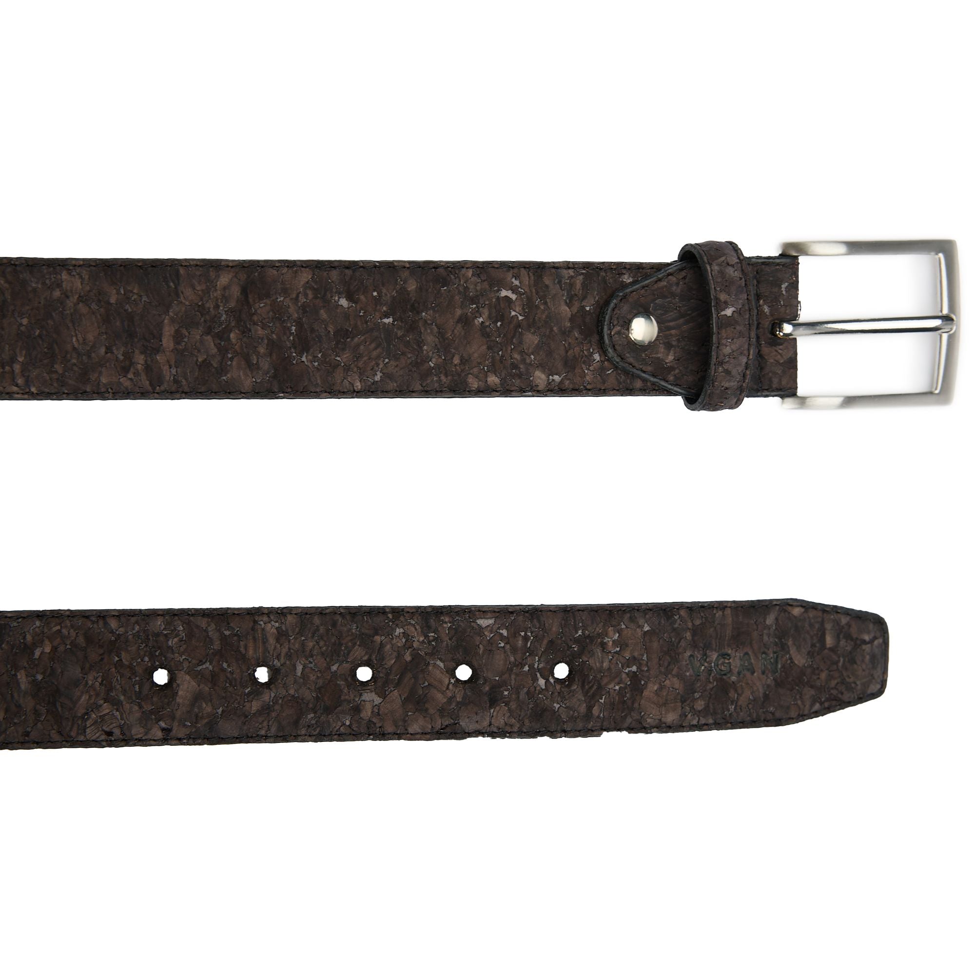 V.GAN men vegan Belt Cork 3.5cm Black
