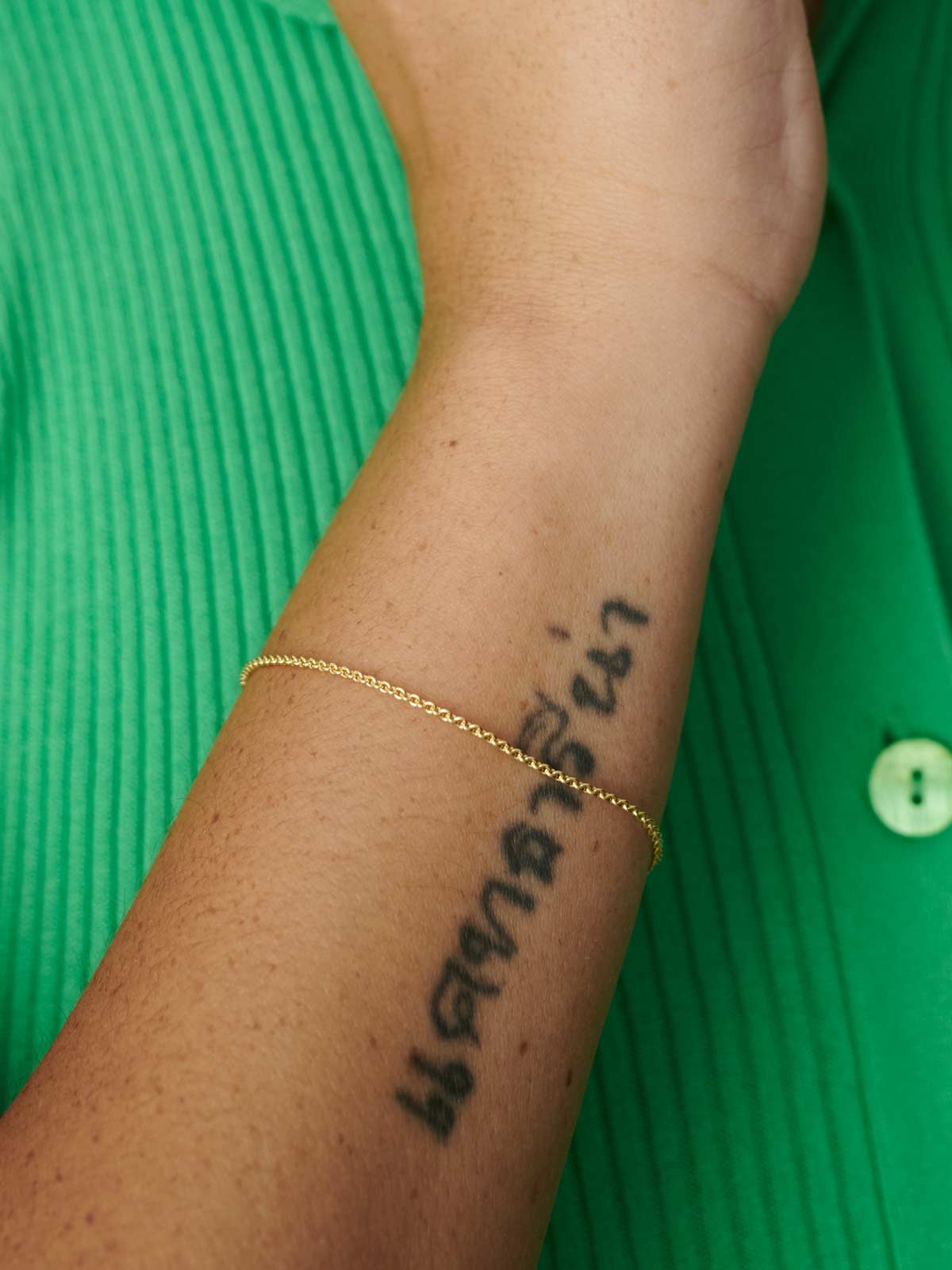 Dear Darling Berlin womens vegan Bracelet The Sensual 14k Real Gold