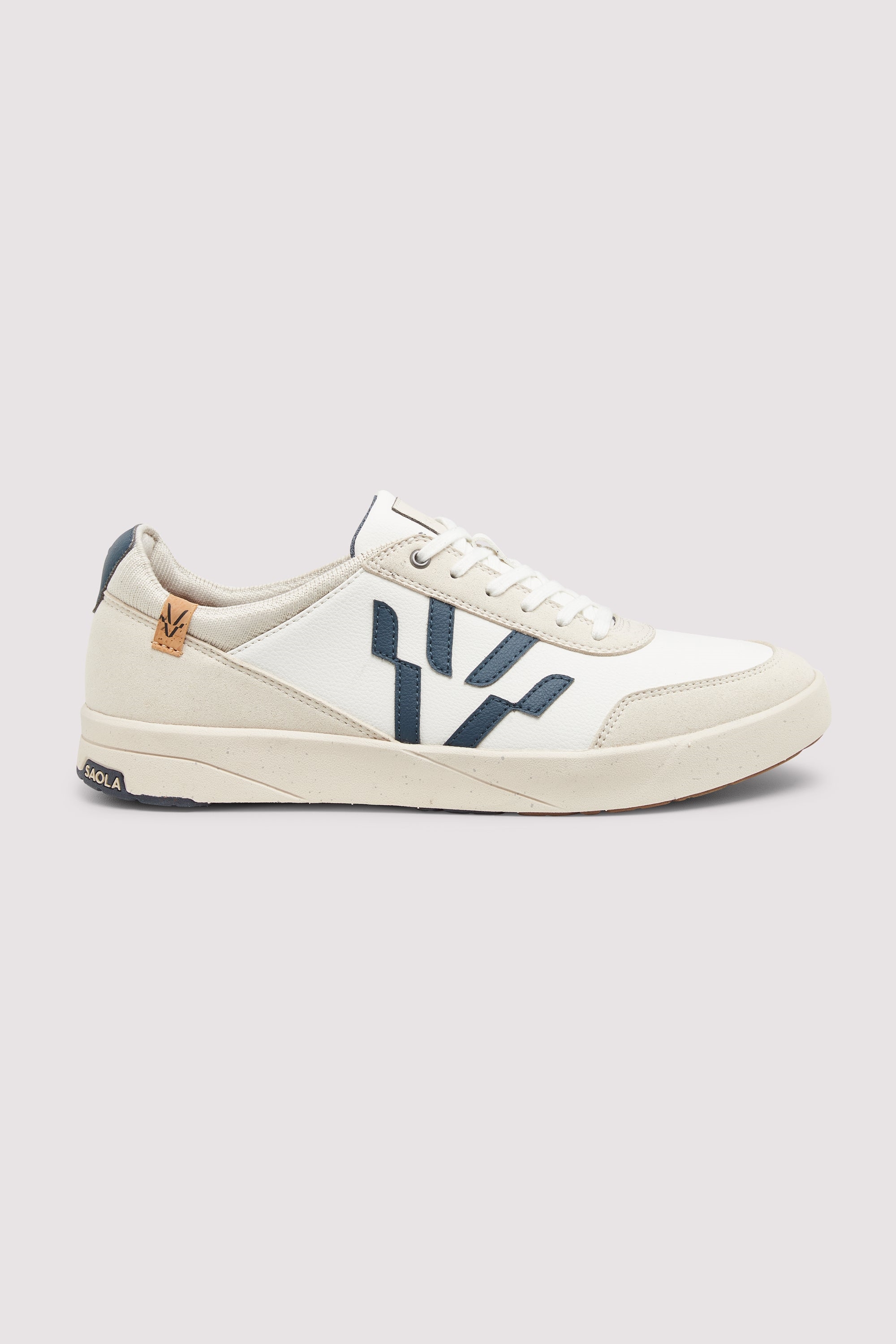 SAOLA Herren vegan Sneaker Herren Cali Wei&Atilde;Ÿ Marineblau