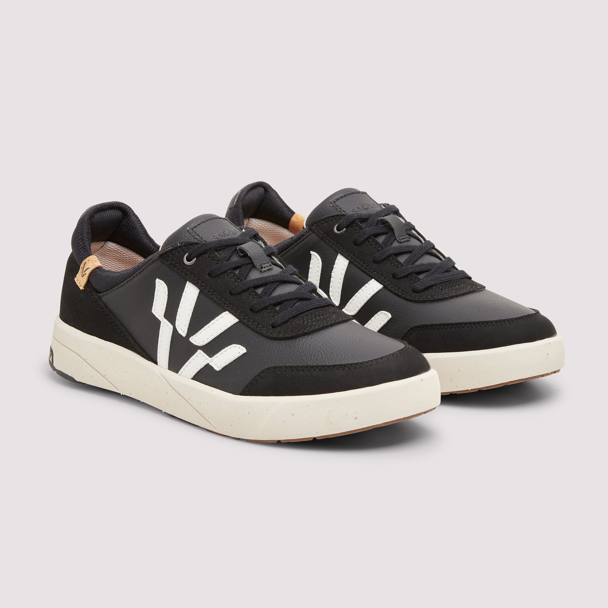SAOLA womens vegan Sneakers Women Cali Black