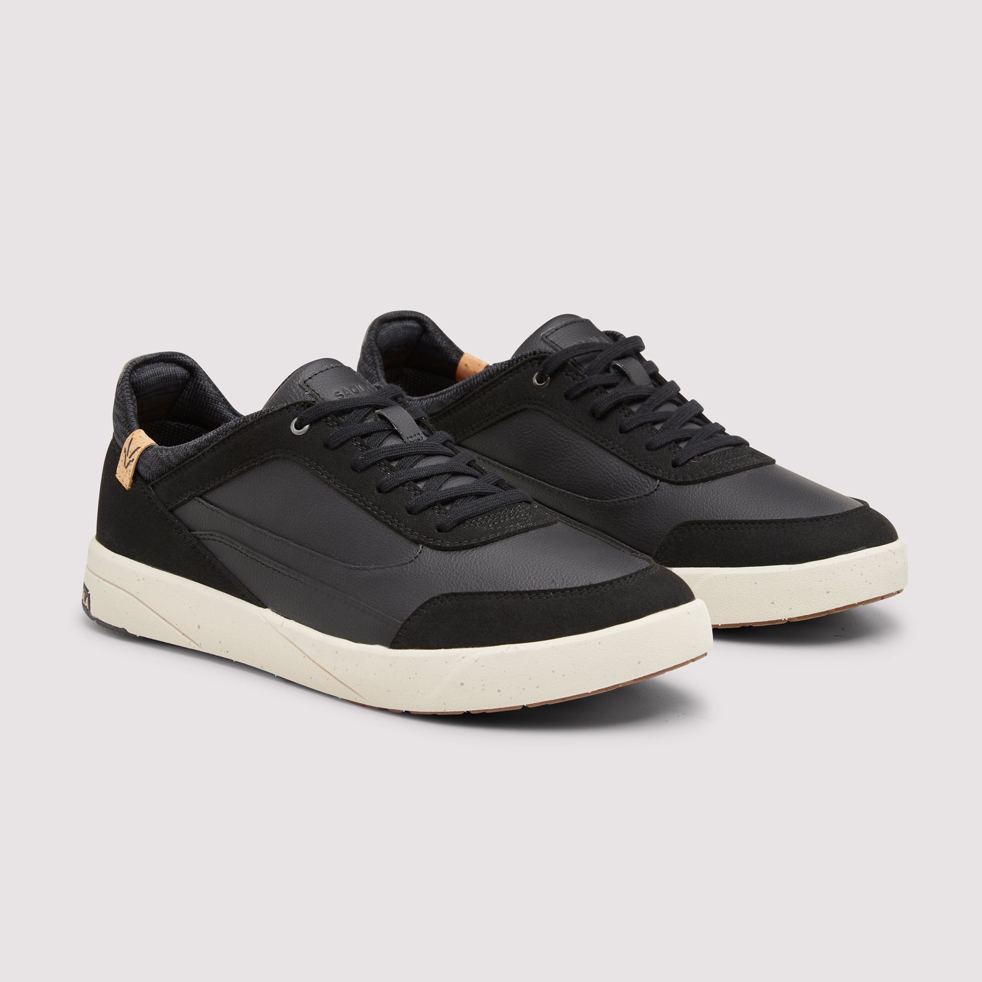 SAOLA men vegan Sneakers Men Quito Black