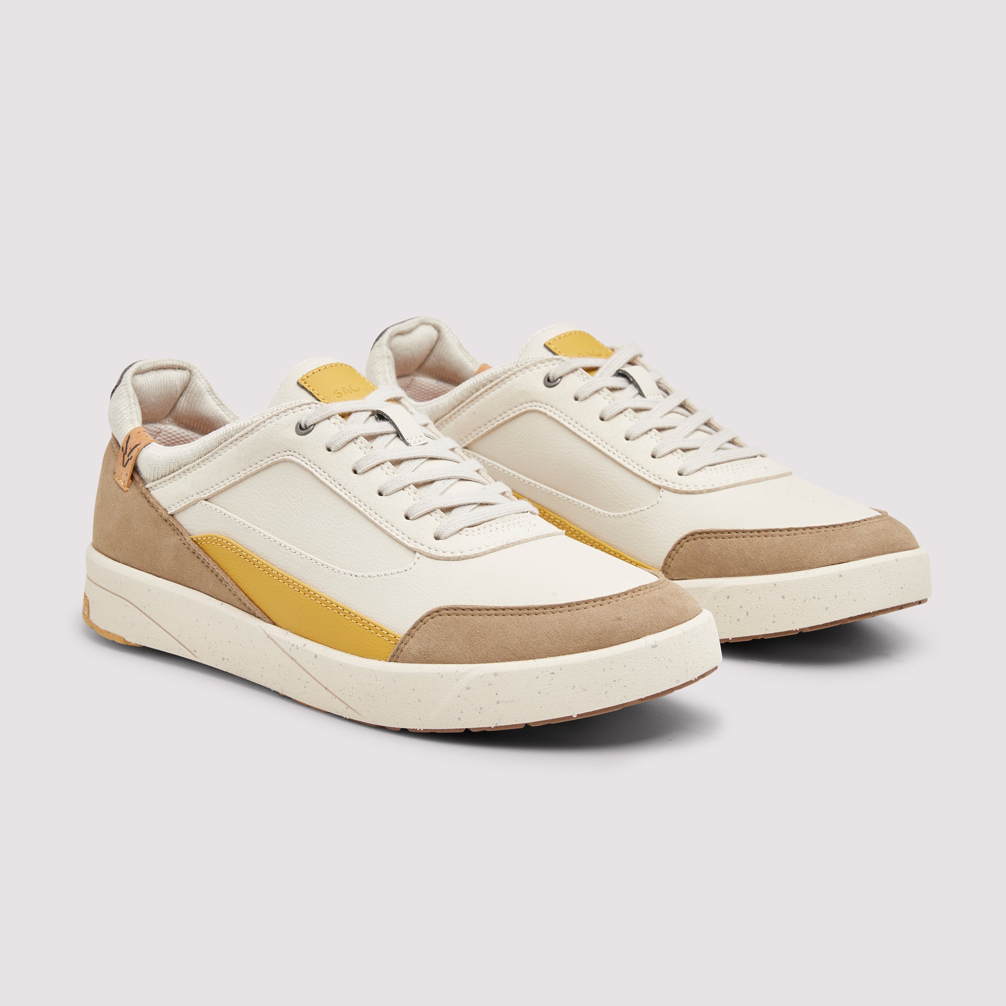 SAOLA men vegan Sneakers Men Quito Sand Camel