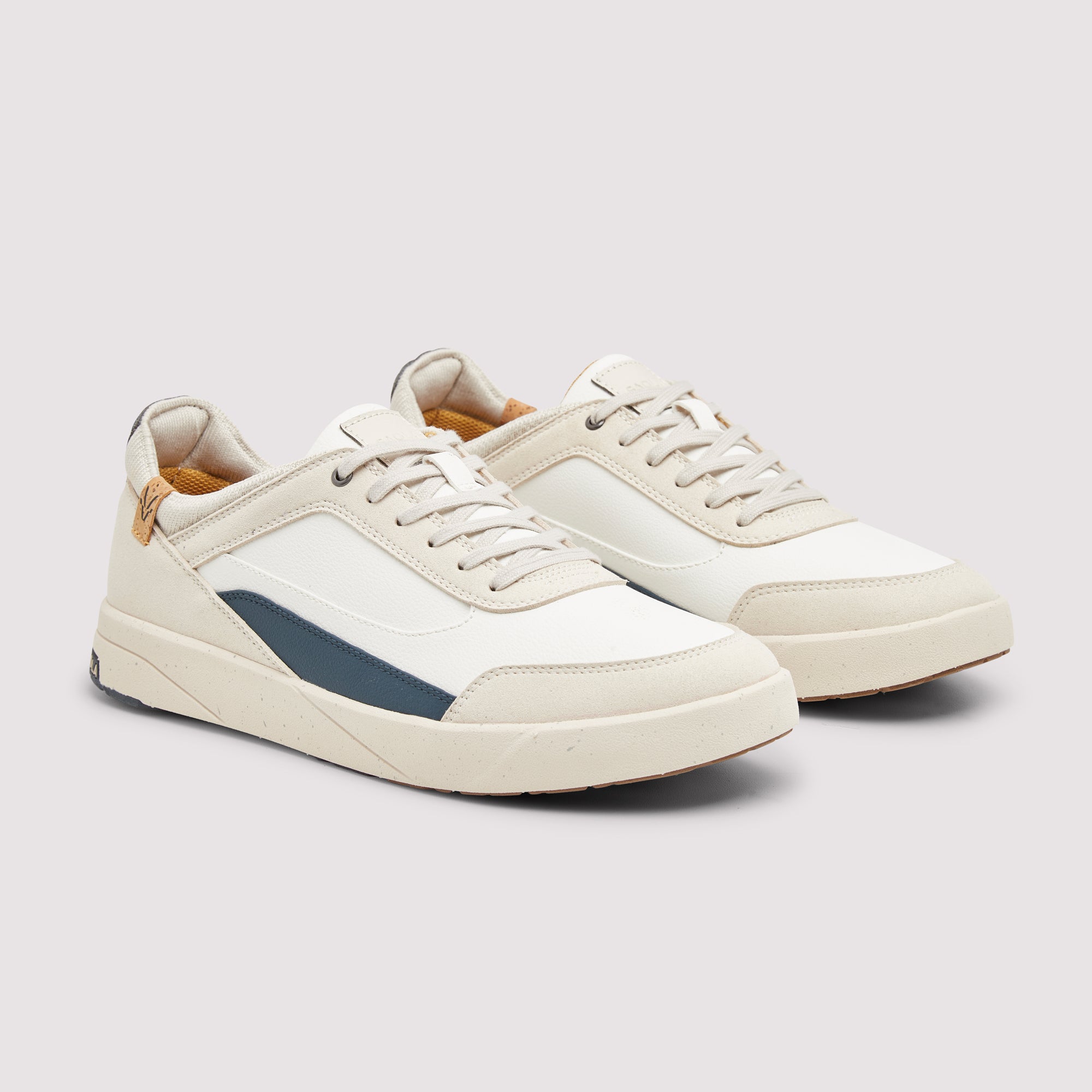 SAOLA men vegan Sneakers Men Quito White Navy