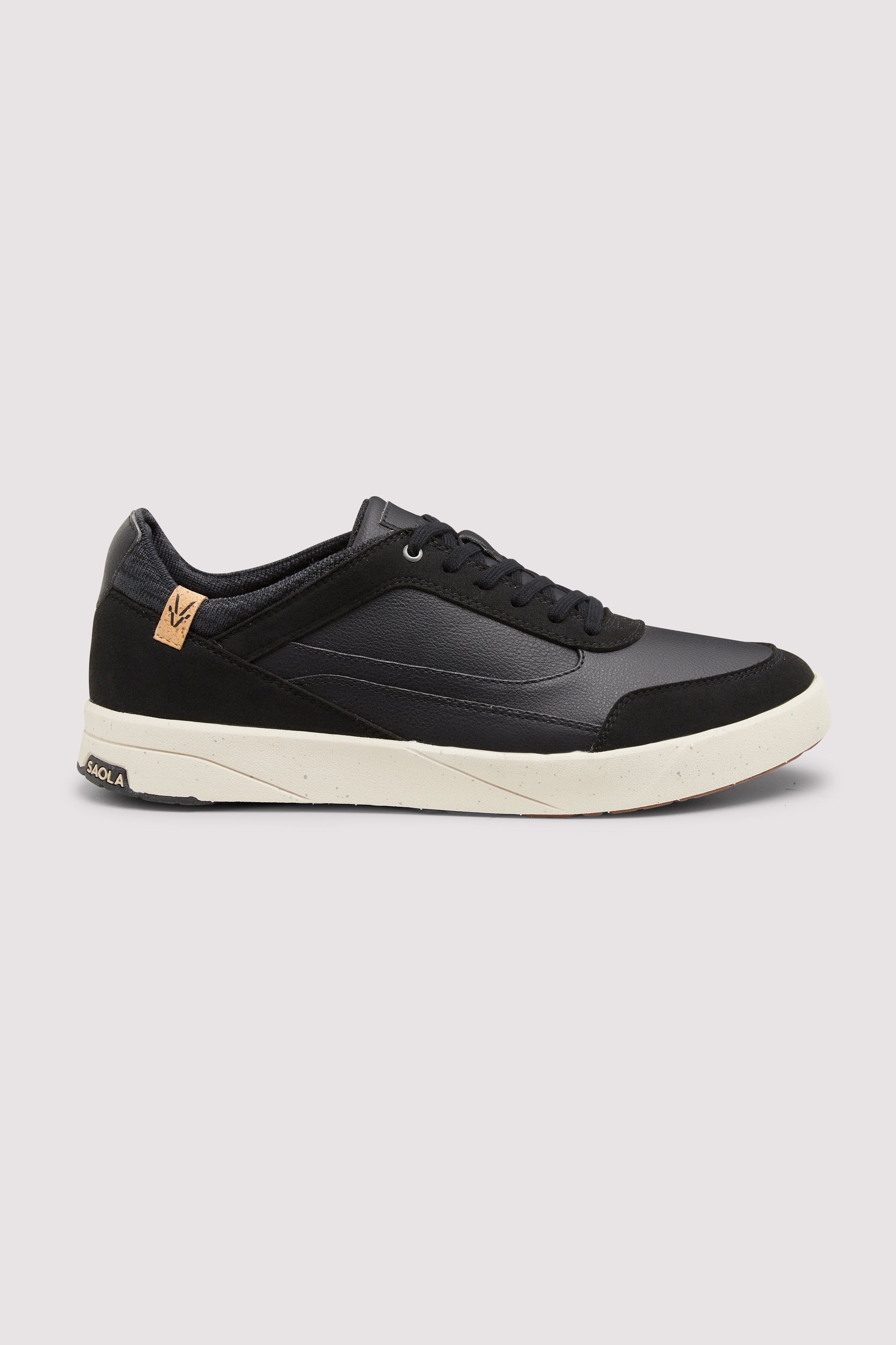 SAOLA Damen vegan Sneaker Damen Quito Schwarz