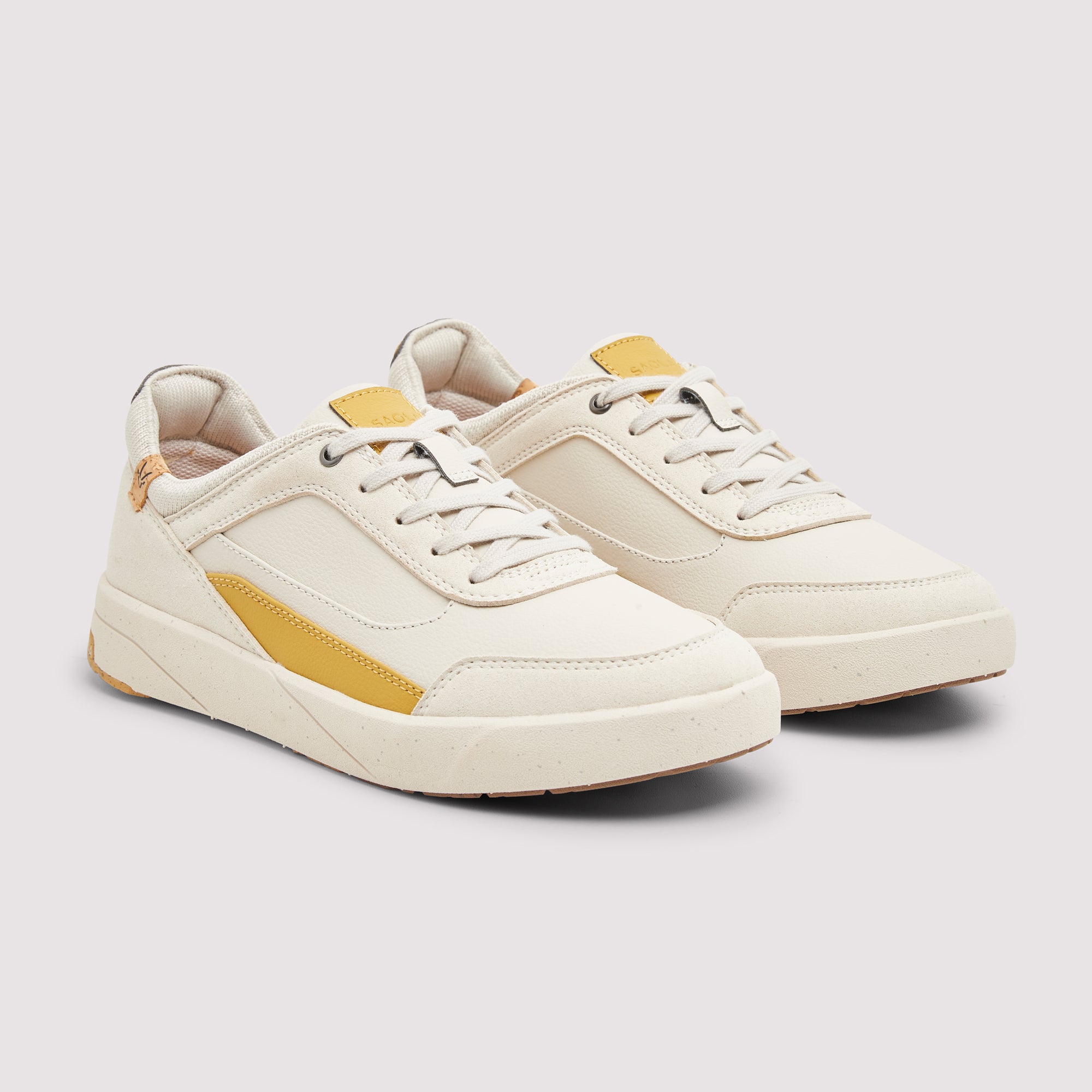 SAOLA womens vegan Sneakers Women Quito Sand Camel