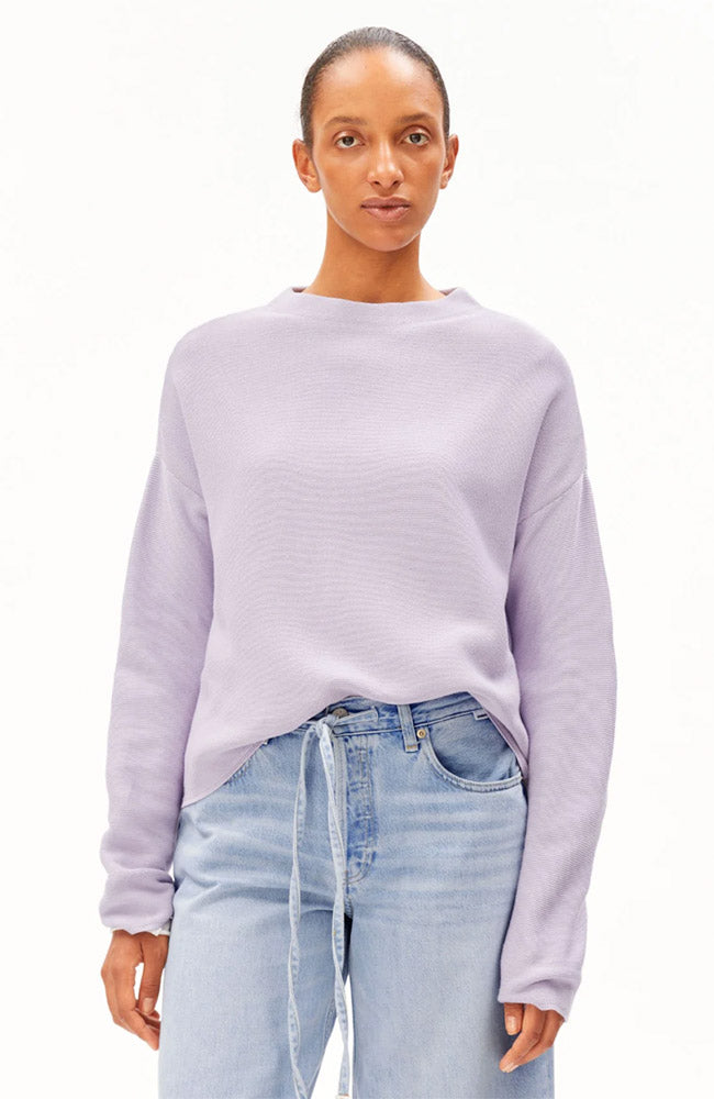ARMEDANGELS womens vegan Sweater Merinaa Moonlit Lilac