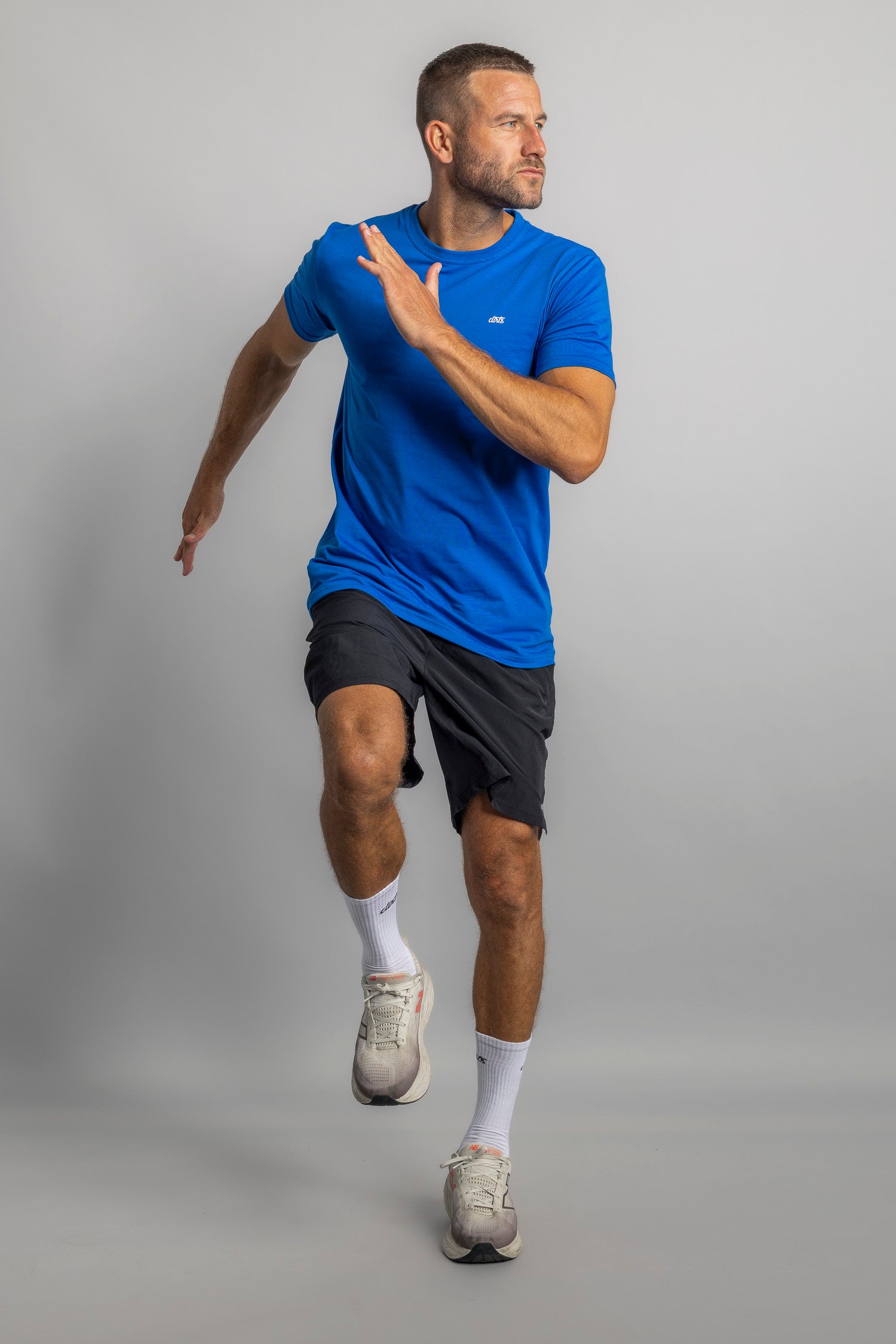 DIRTS men vegan T-Shirt Classic Athletic Royal Blue