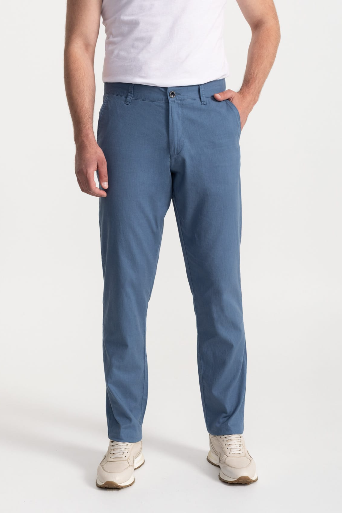 De IONESCU men vegan Pants Carpatica Indigo
