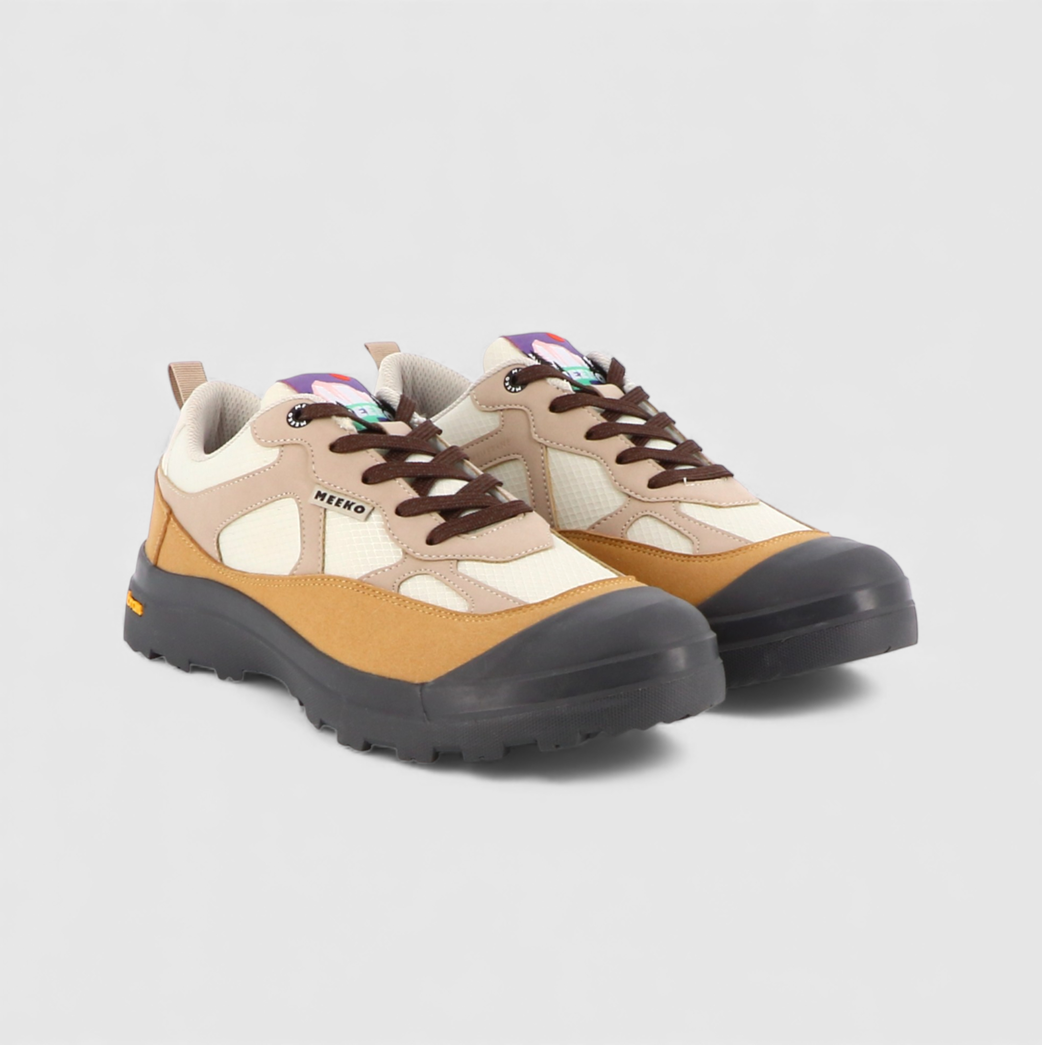 MEEKO men vegan Sneakers Nanuk Taupe