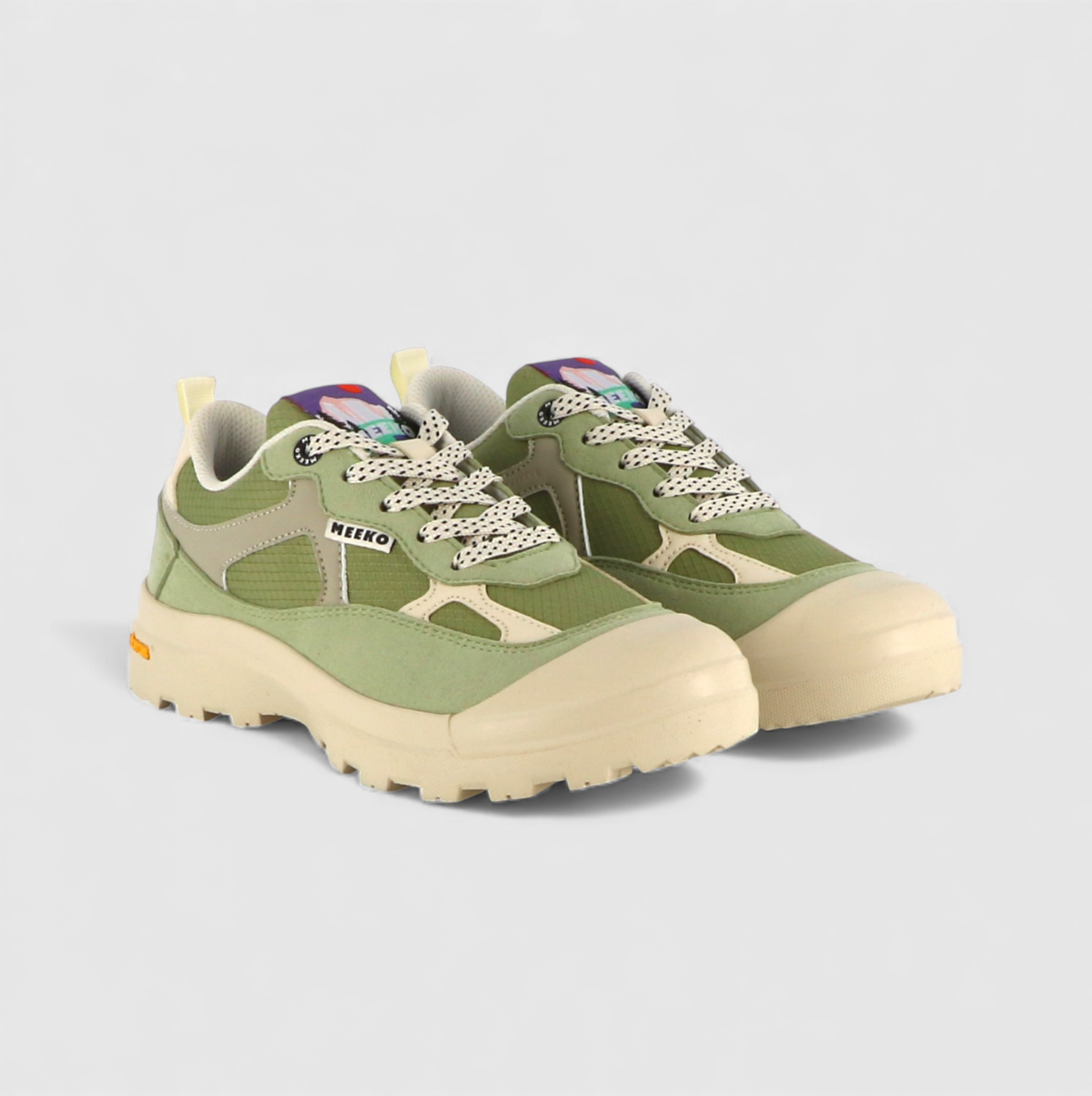 MEEKO men vegan Sneakers Nanuk Algae Green