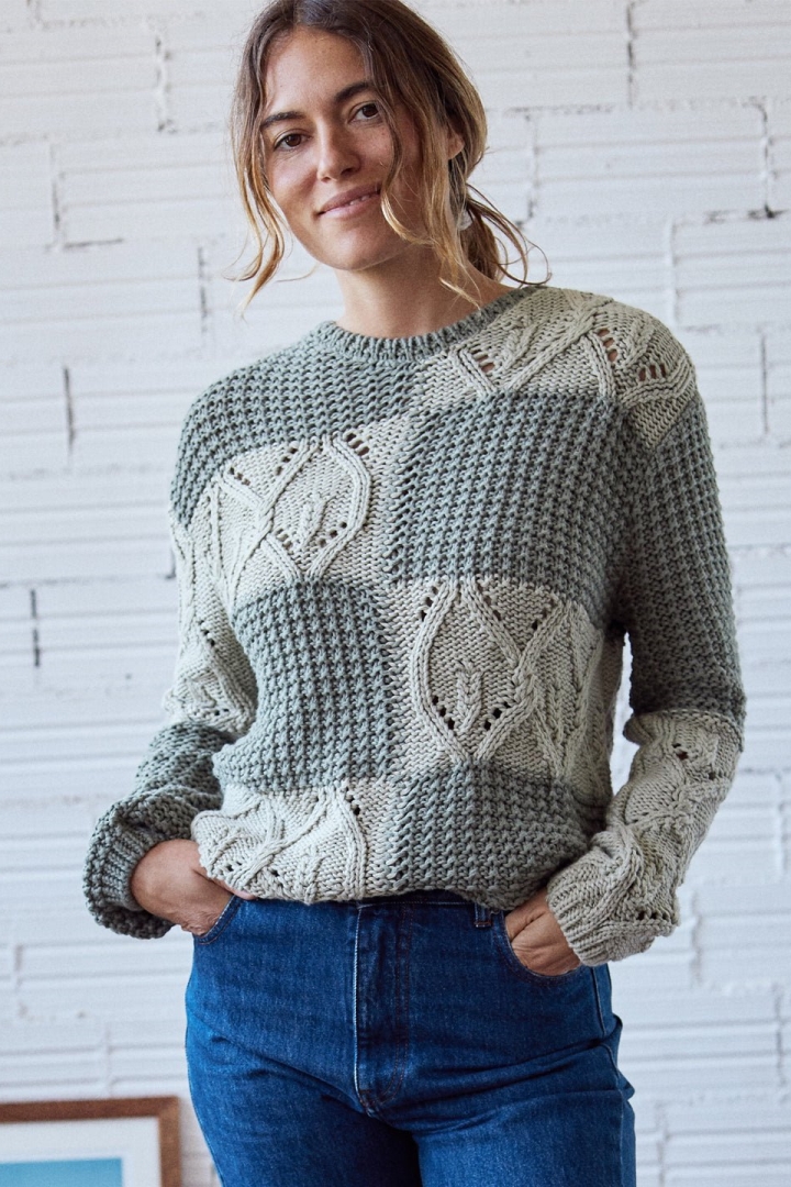 TWOTHIRDS Damen vegan Pullover Heng Gr&Atilde;&frac14;n