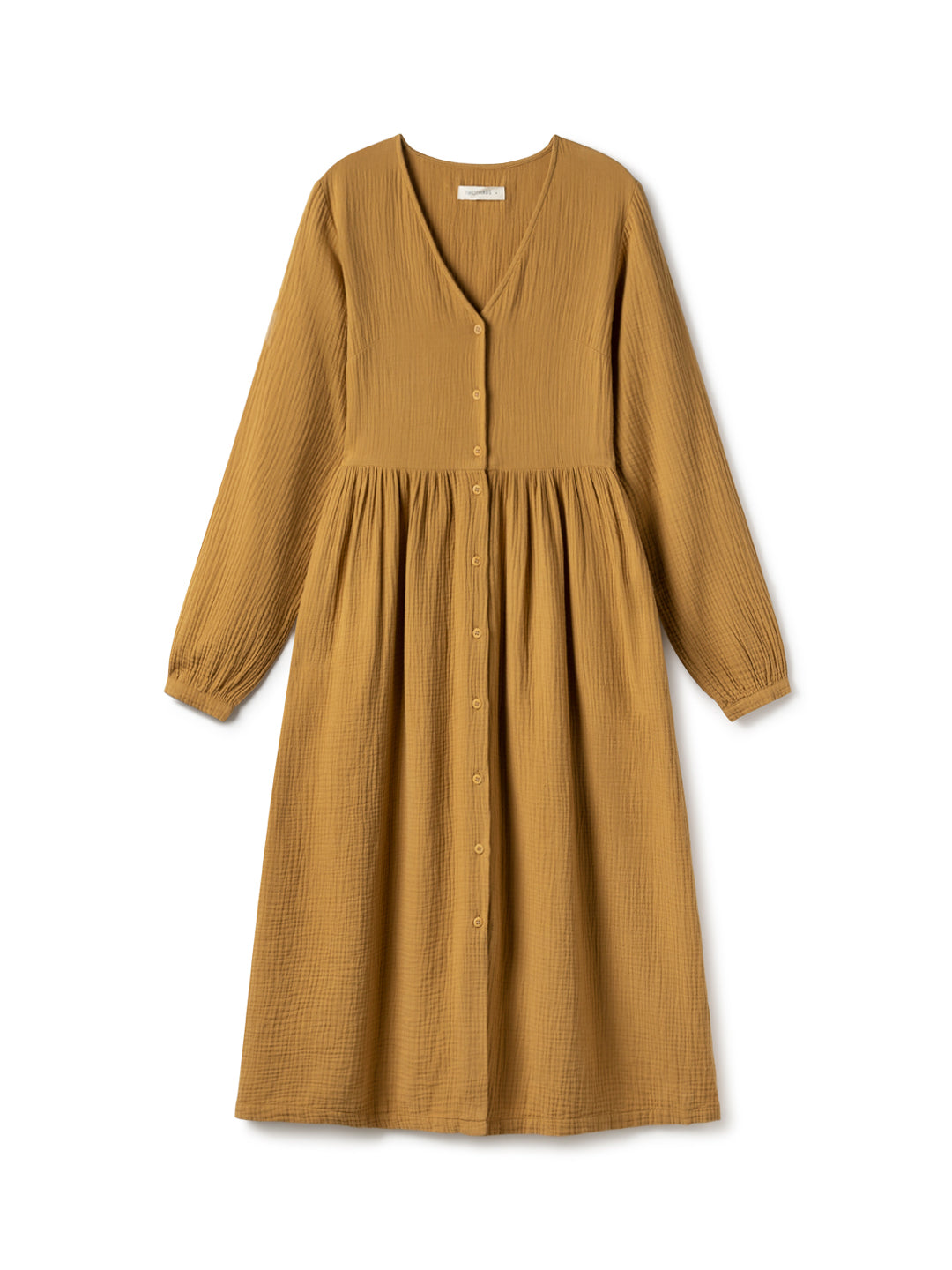 TWOTHIRDS womens vegan Dress Tafahi Mustard