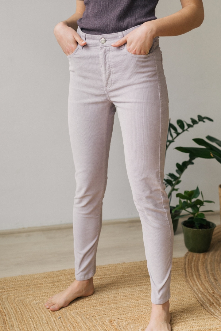 TWOTHIRDS Damen vegan Hose Marieta Sleet Lila