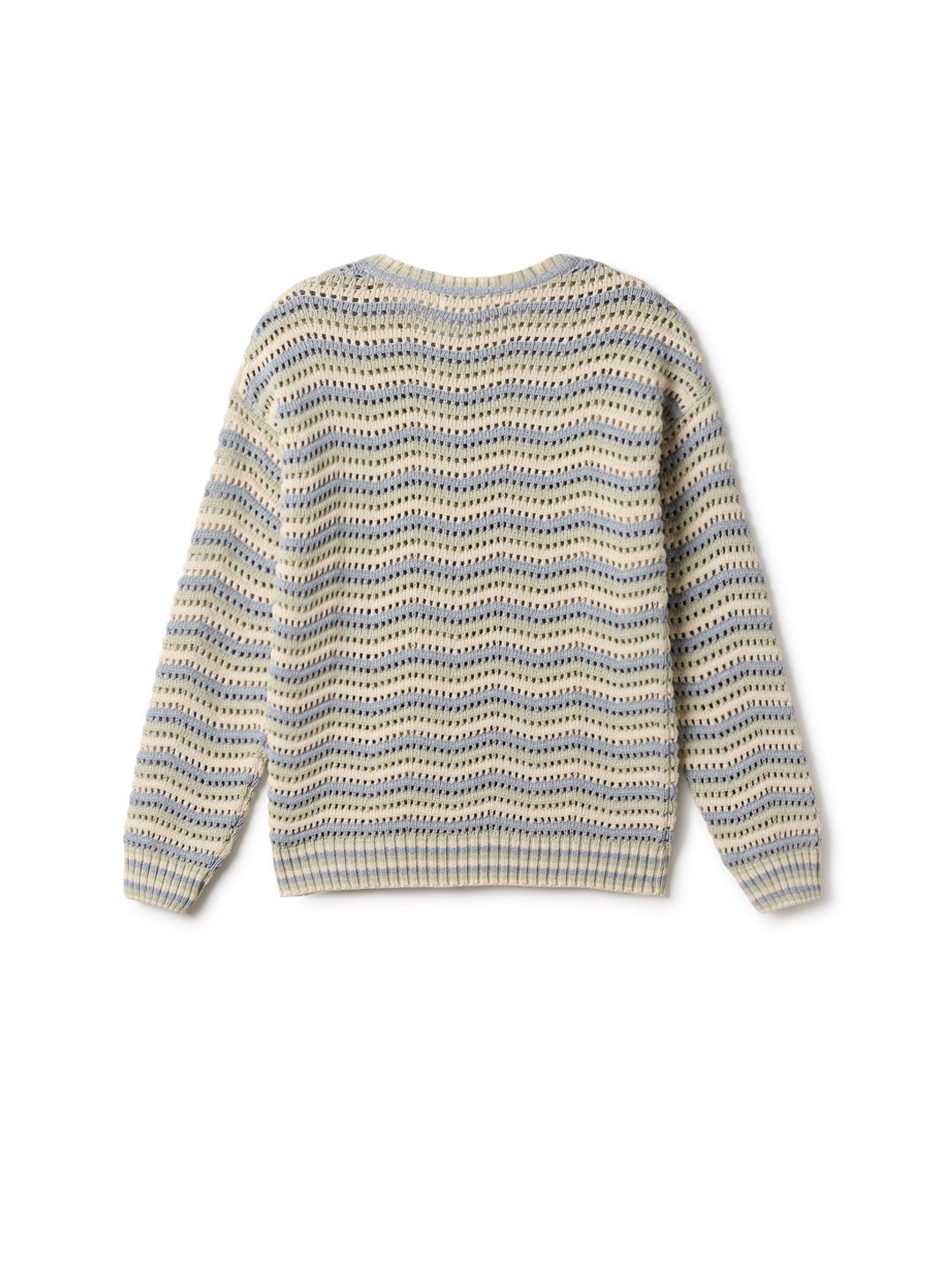 TWOTHIRDS womens vegan Jumper Denny Pastel Stripes
