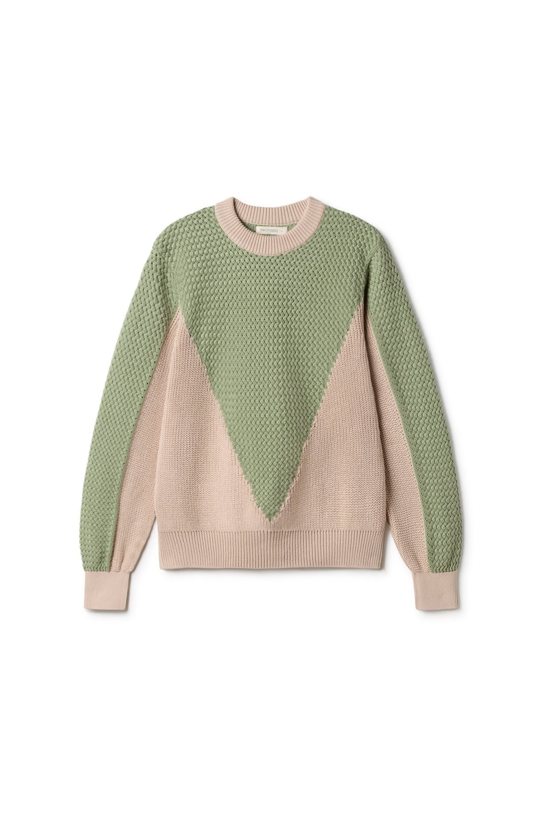 TWOTHIRDS Damen vegan Pullover Marshall Jade Shell