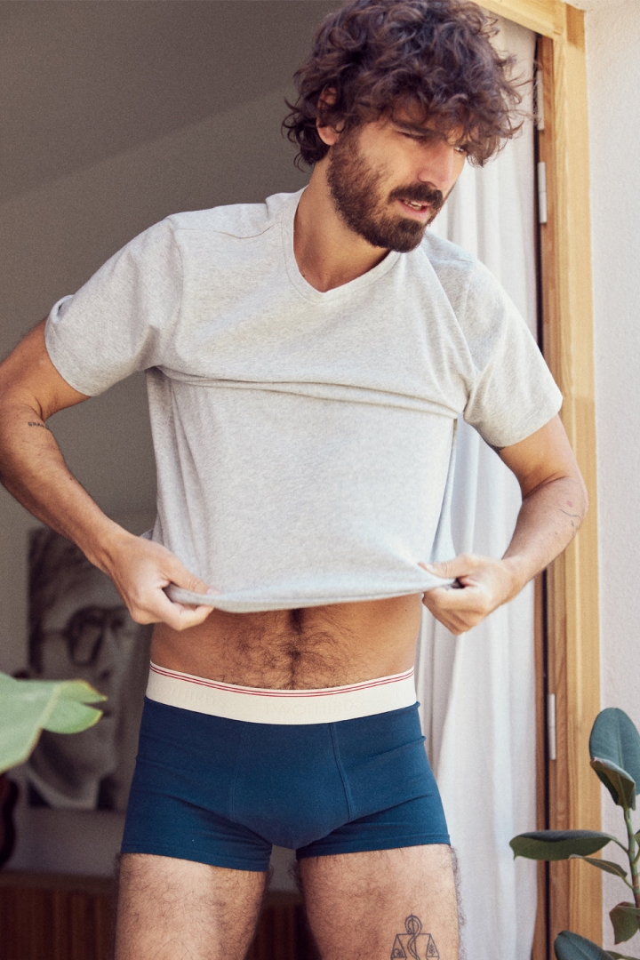 TWOTHIRDS men vegan Boxer Shorts Robbins Navy
