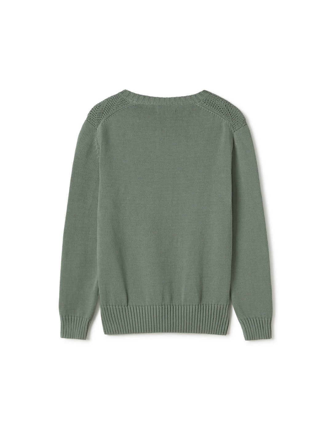 TWOTHIRDS men vegan Sweater Labiko Duck Green