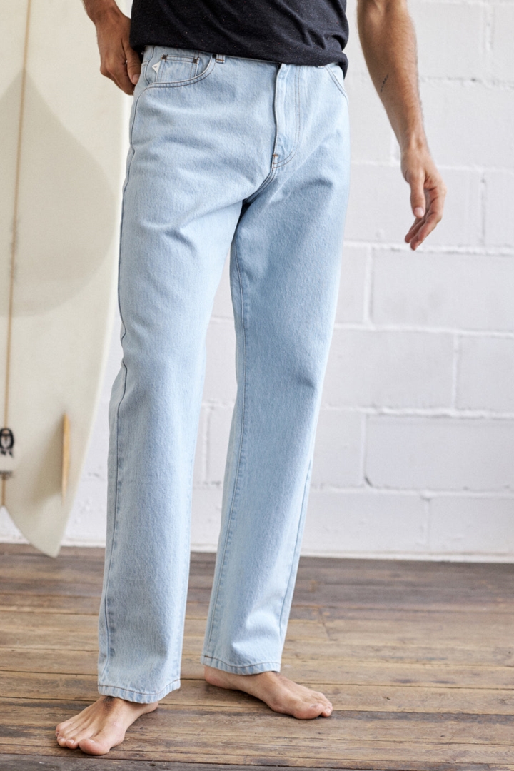 TWOTHIRDS Herren vegan Jeans Kabara Bleach