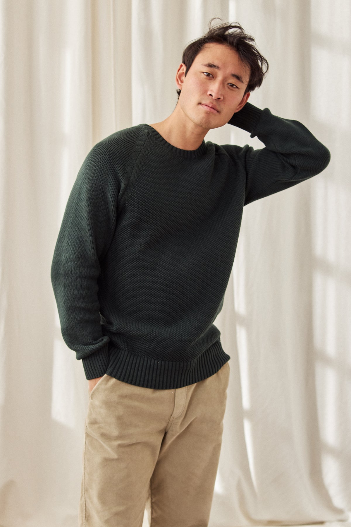 TWOTHIRDS Herren vegan Pullover Tortuga Dunkelgr&Atilde;&frac14;n