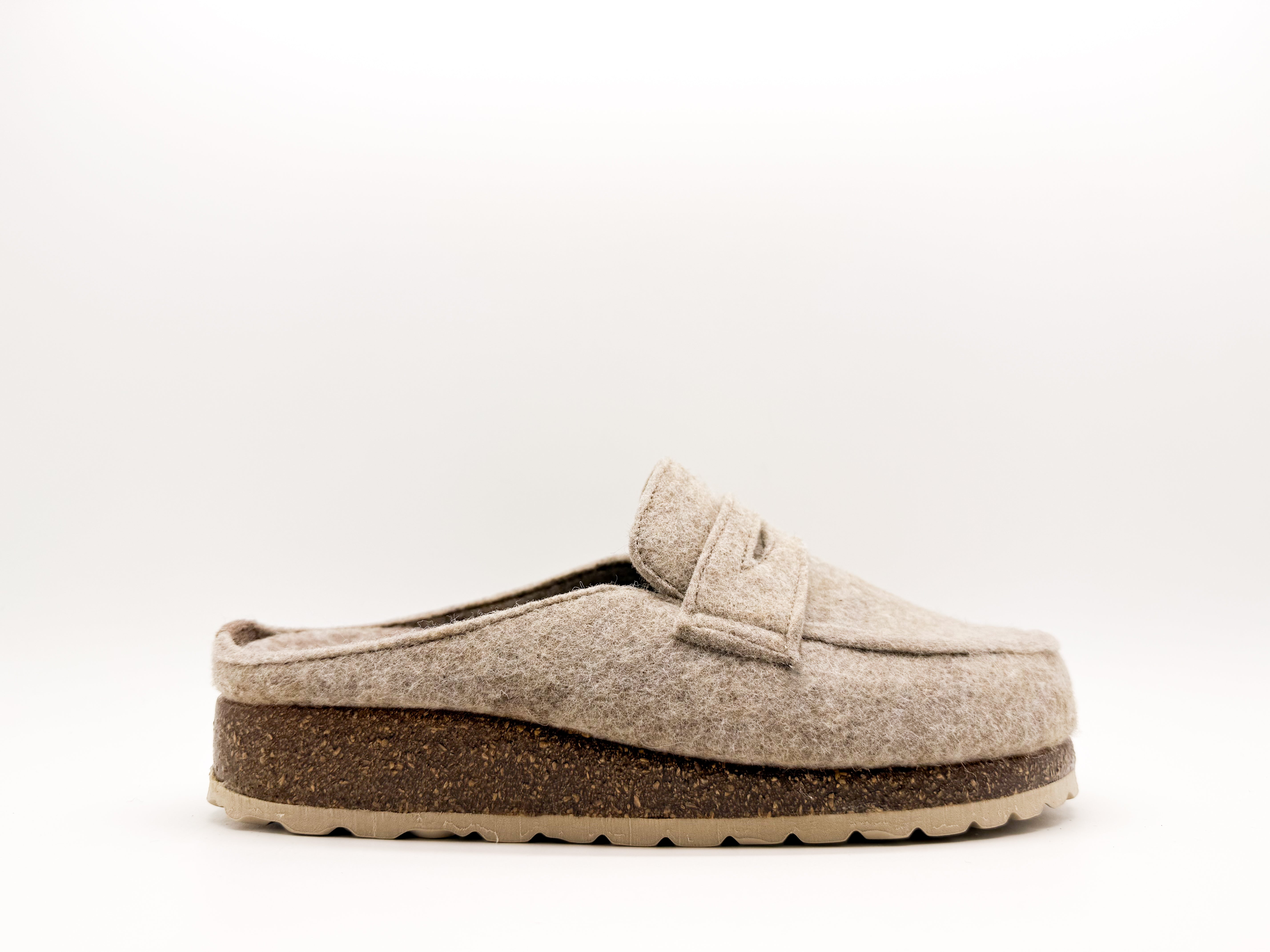 thies womens vegan Loafer Rec Bio Beige