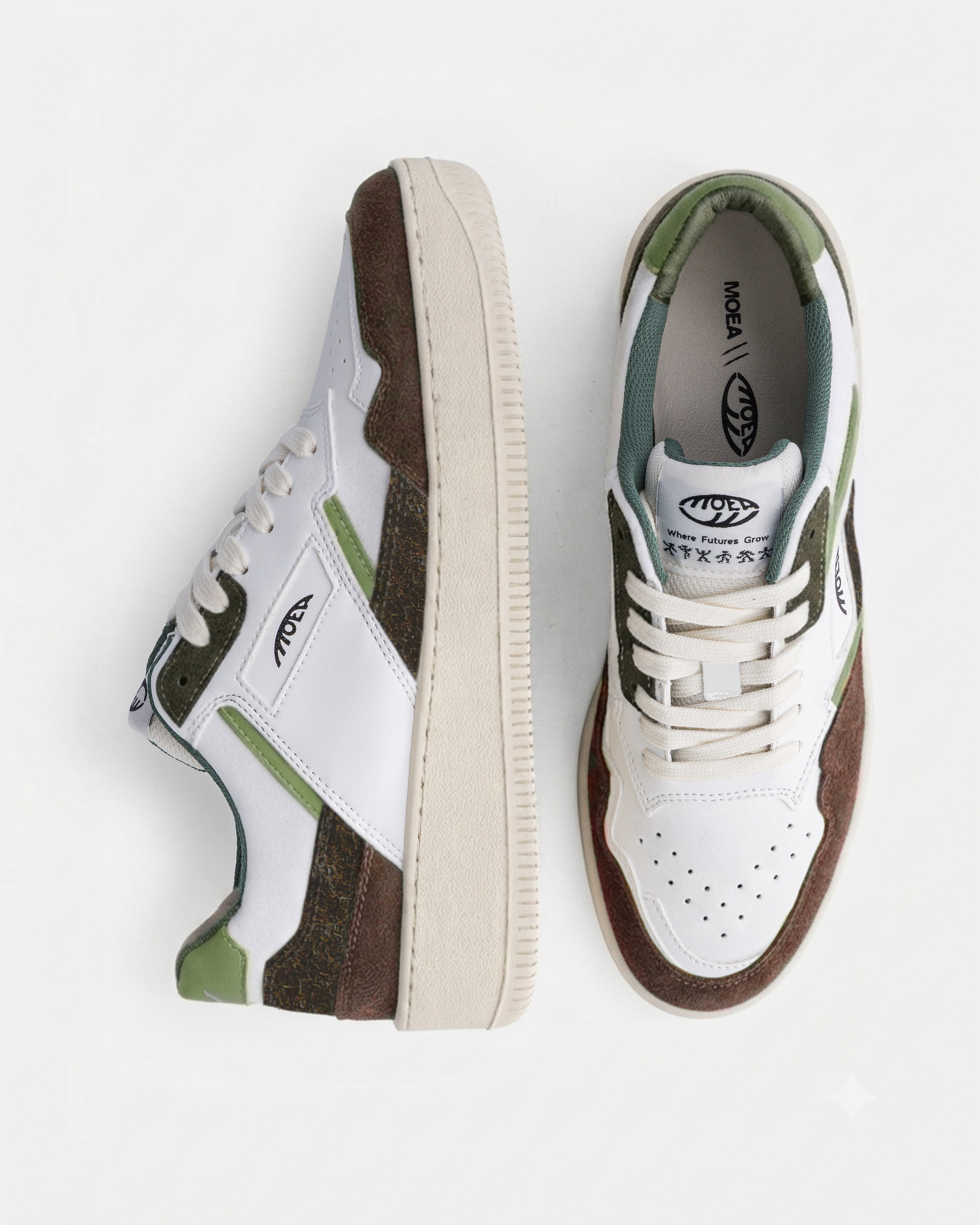 MoEa men vegan Sneakers Origin Green Combo Palm