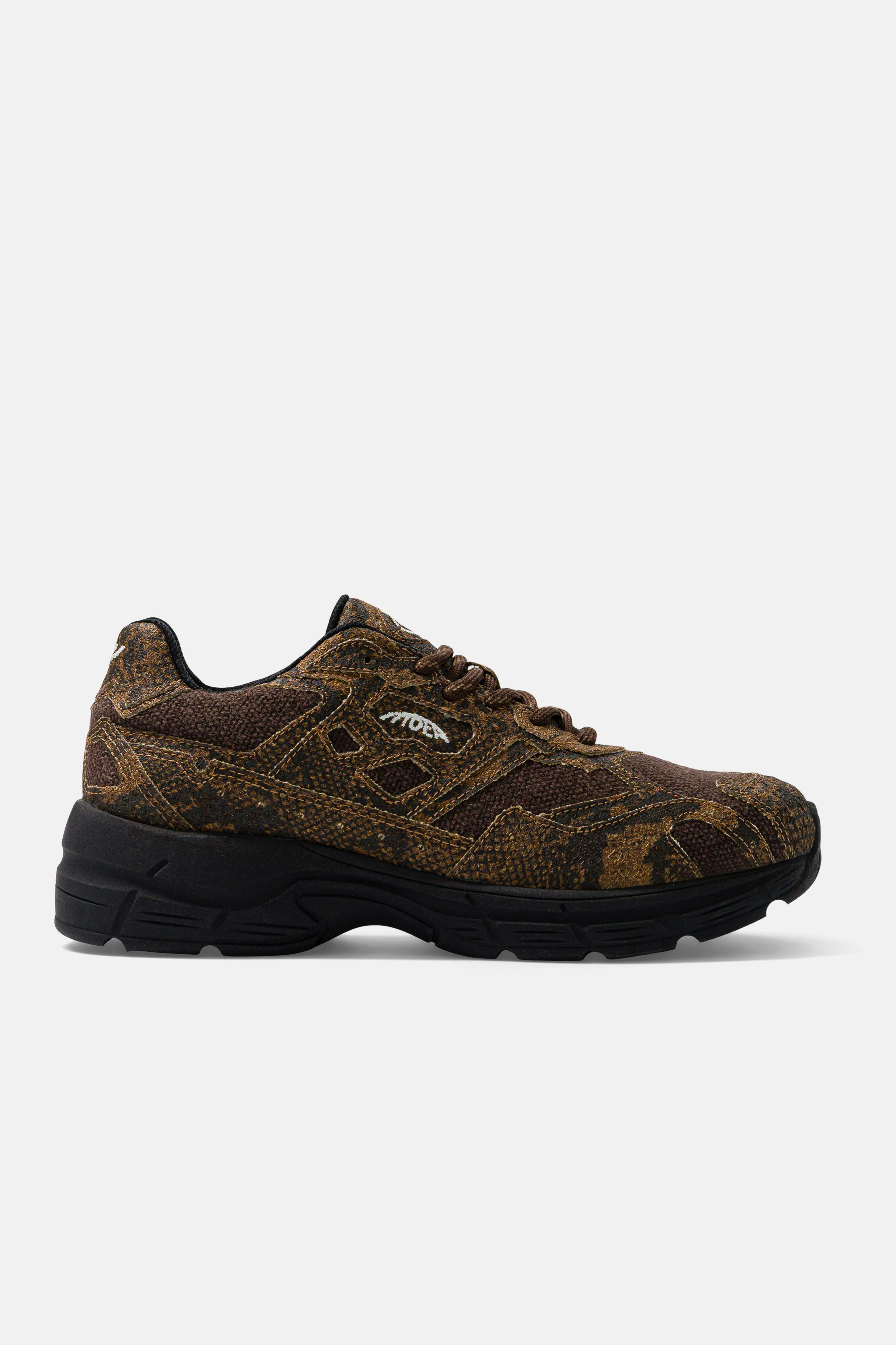MoEa men vegan Sneakers Rush Brown Snake Palm