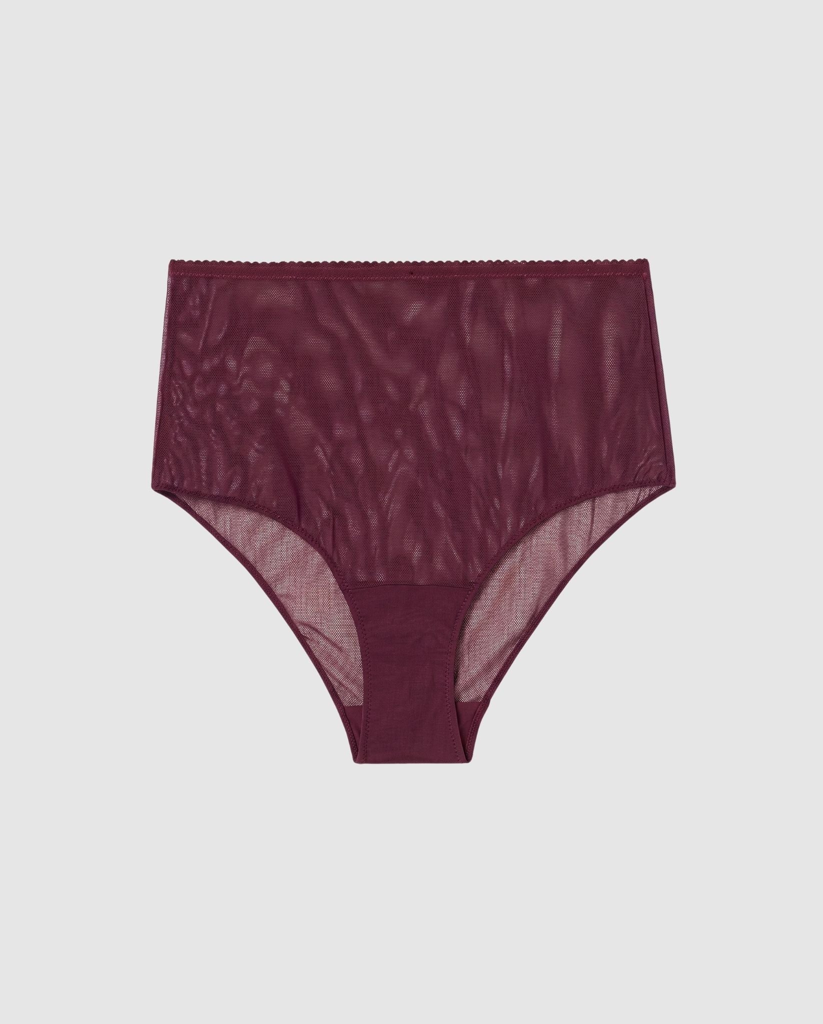 Understatement womens vegan Briefs Mesh Highwaist Cherry