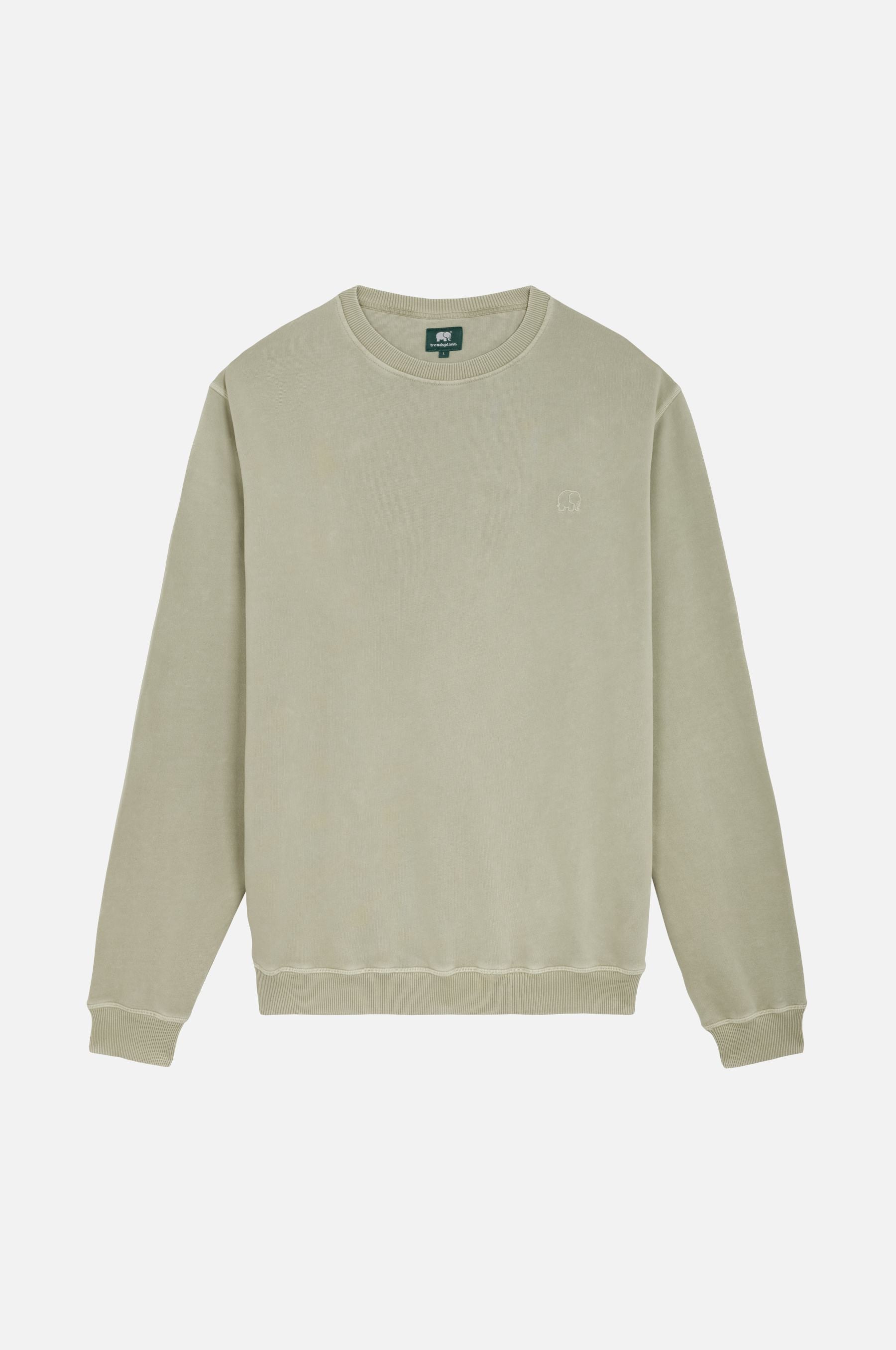 Trendsplant men vegan Sweatshirt Essential Sunwashed Seagrass