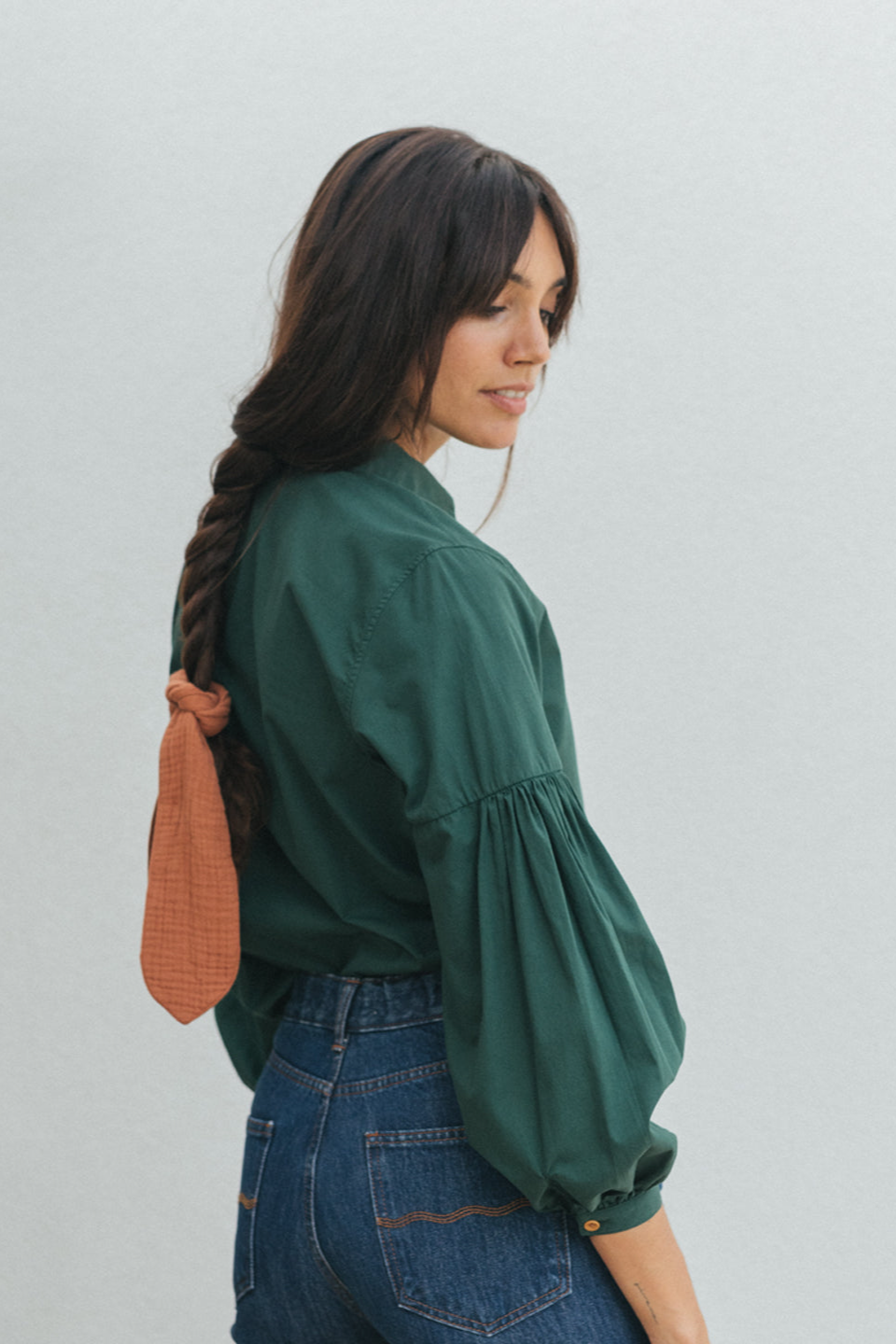 TWOTHIRDS womens vegan Shirt Bolano Forest Green