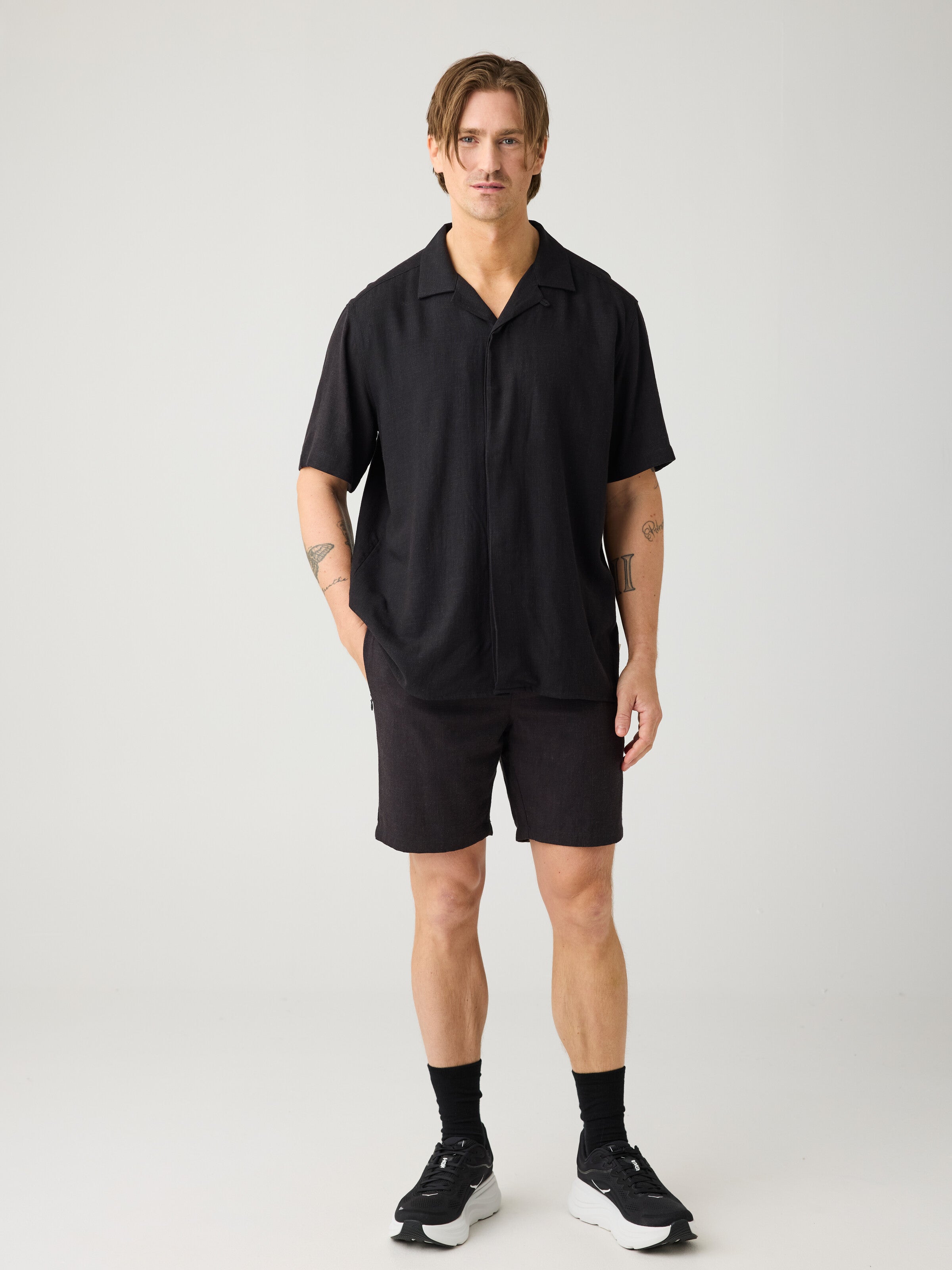KnowledgeCotton Apparel womens vegan Shorts Astral Comfort Blend Black Jet
