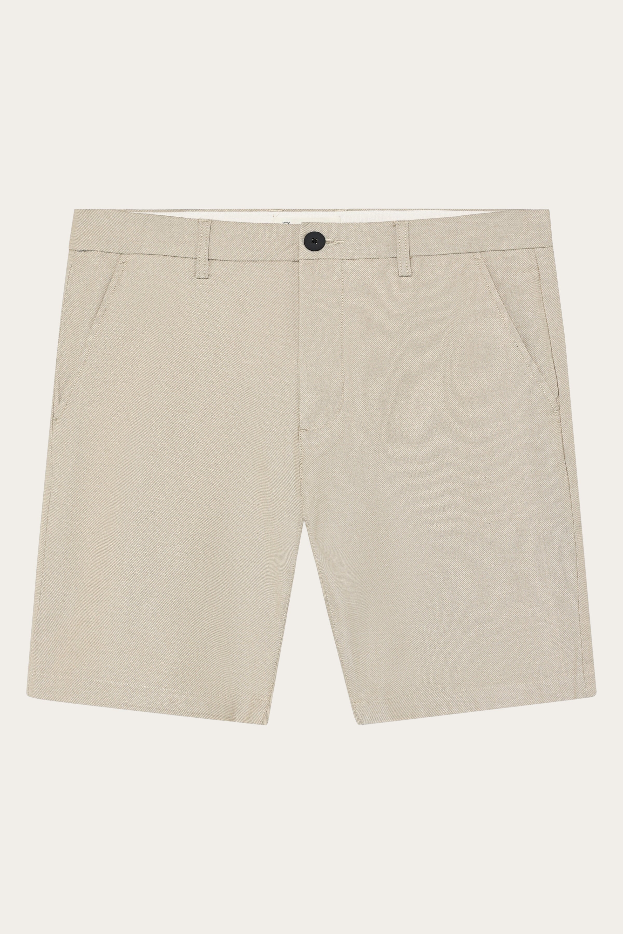 KnowledgeCotton Apparel Herren vegan Shorts Chuck Regular Aus Twill Beige