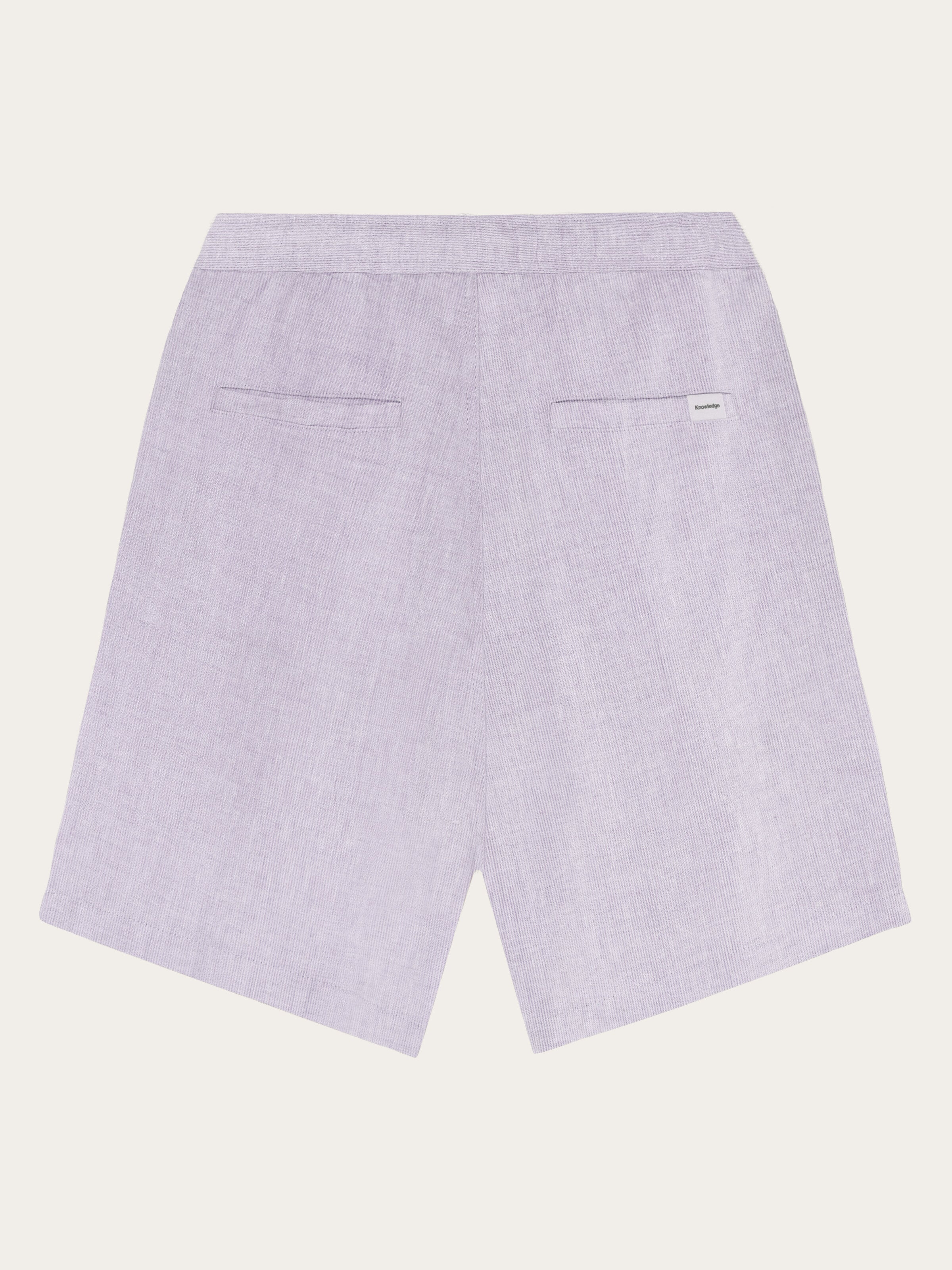 KnowledgeCotton Apparel men vegan Shorts Fig Loose Corduroy Shaved Chocolate