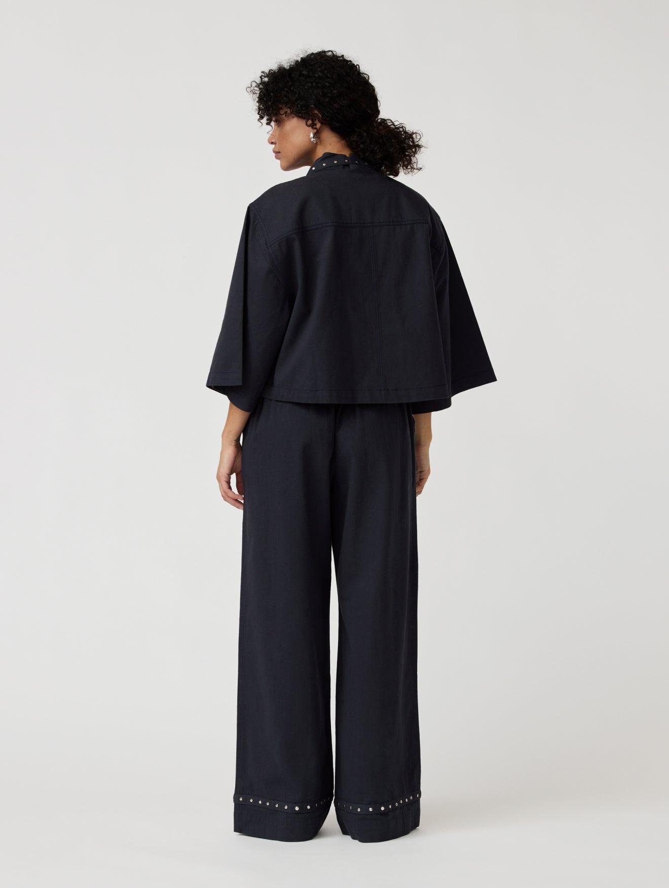 Alchemist womens vegan Pants Moonflower Straps Navy