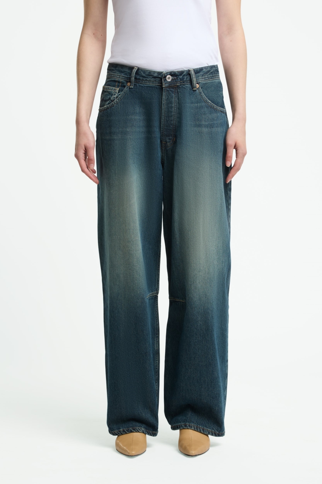 Kings of Indigo womens vegan Jeans Chuai Esbelda Od Brown