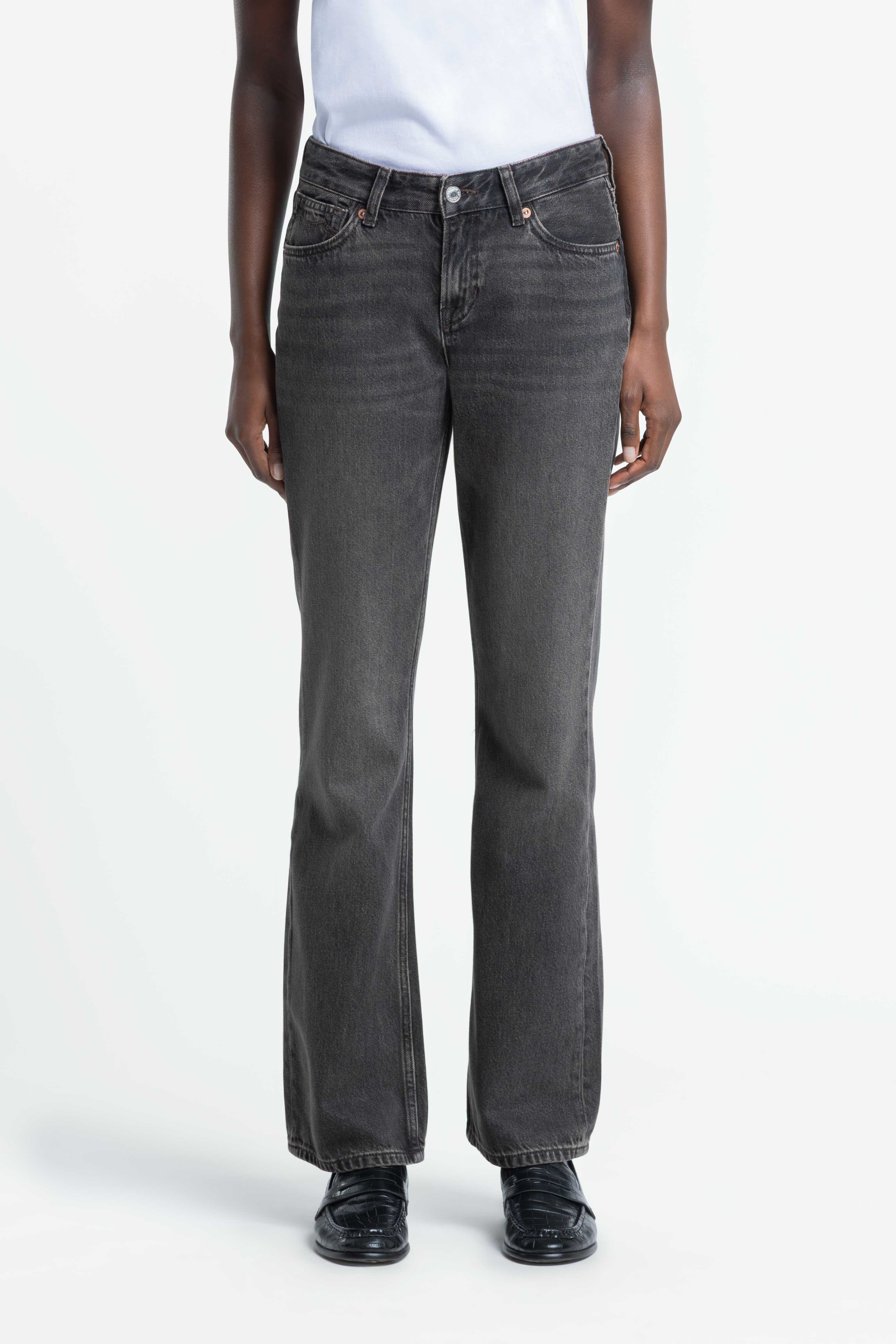 Kings of Indigo womens vegan Jeans Teruko Vilma Washed Brown Black