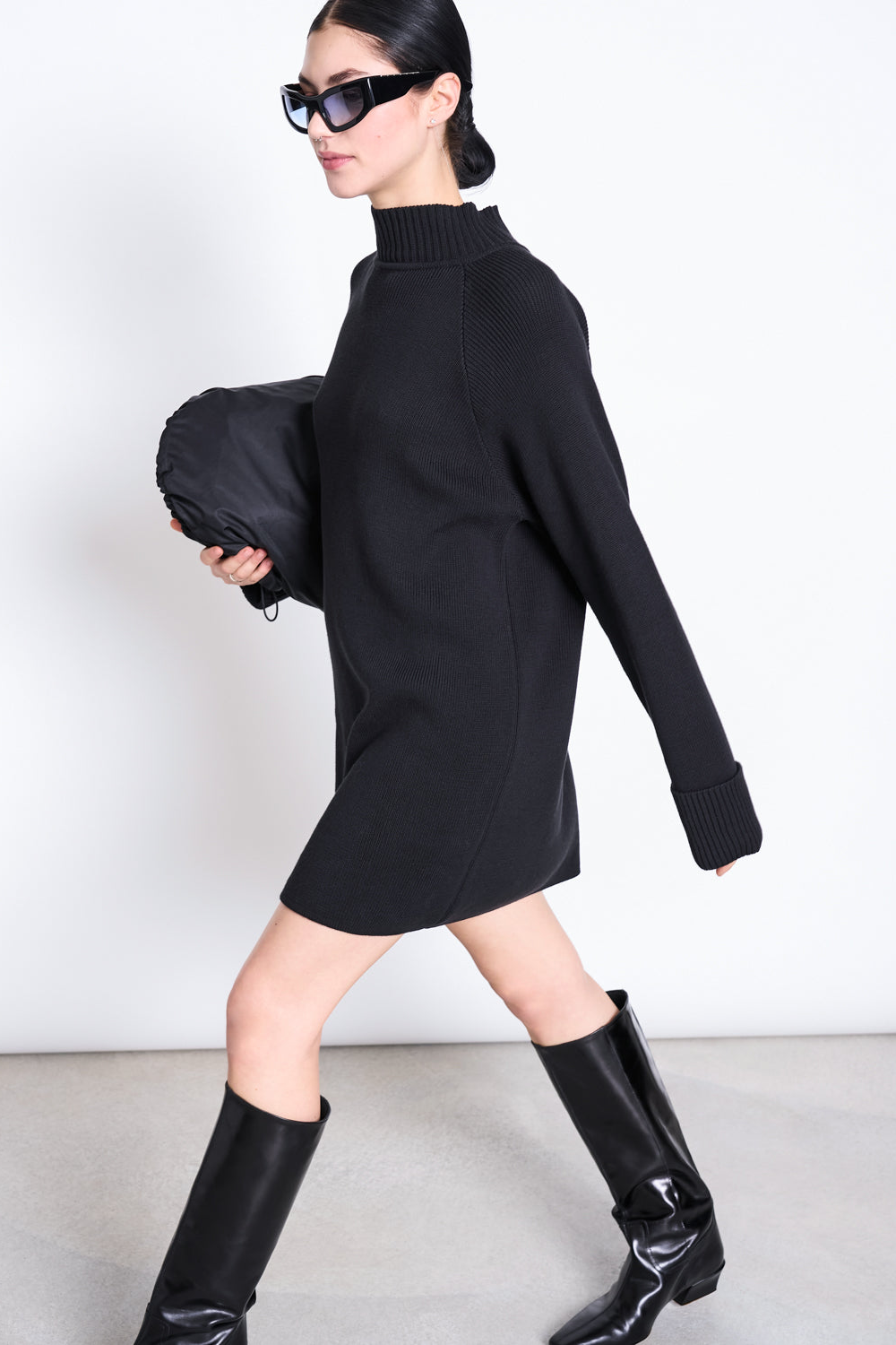 JAN 'N JUNE womens vegan Dress Mini Luny Black