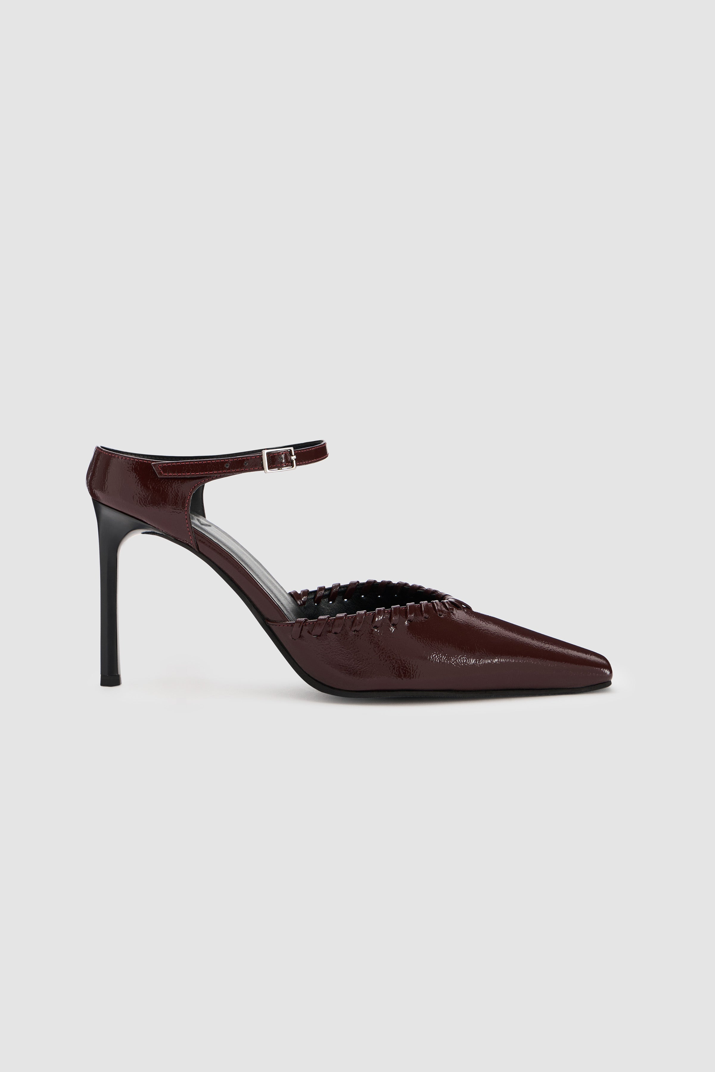 Prev womens vegan Heels Grace Deep Plum