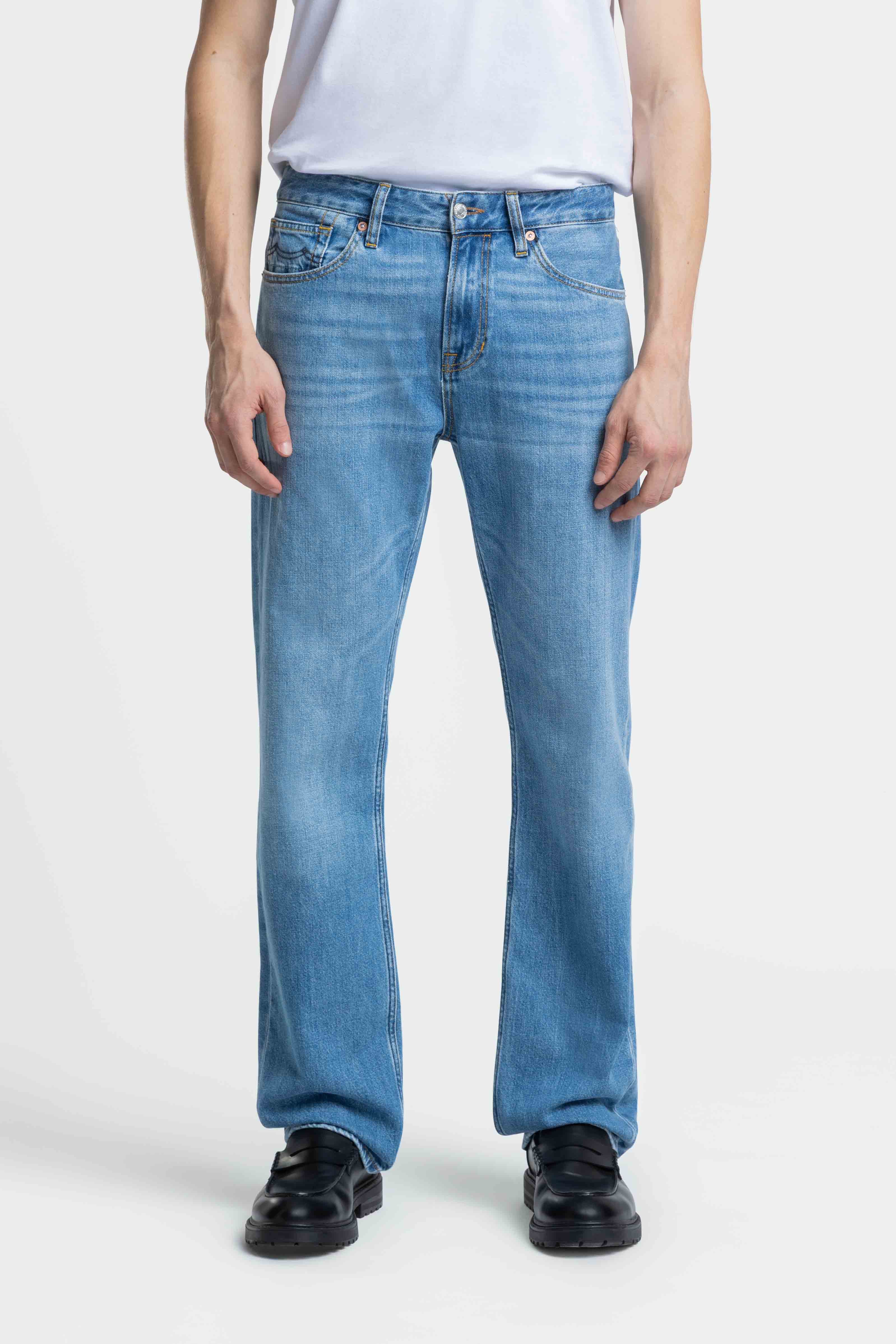 Kings of Indigo men vegan Jeans Iskander Natural Stretch Mid Washed
