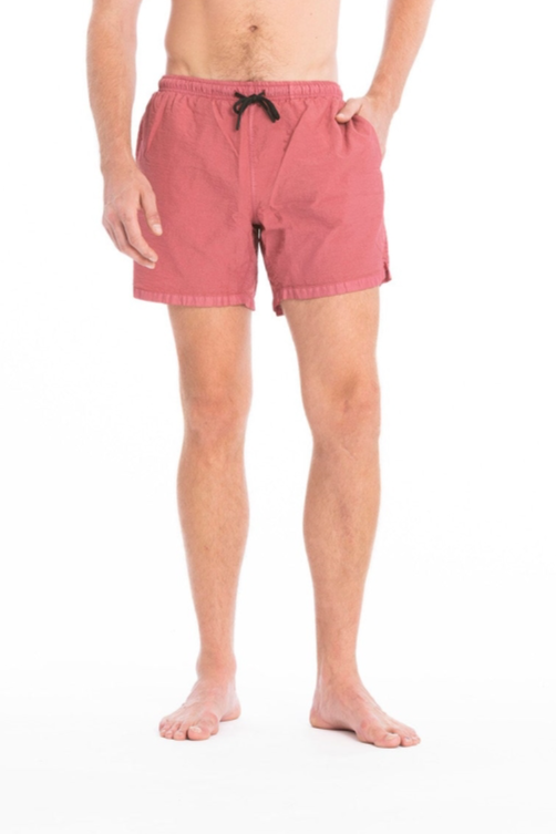 RAVENS VIEW IBIZA men vegan Swim Shorts Rio Clay Red