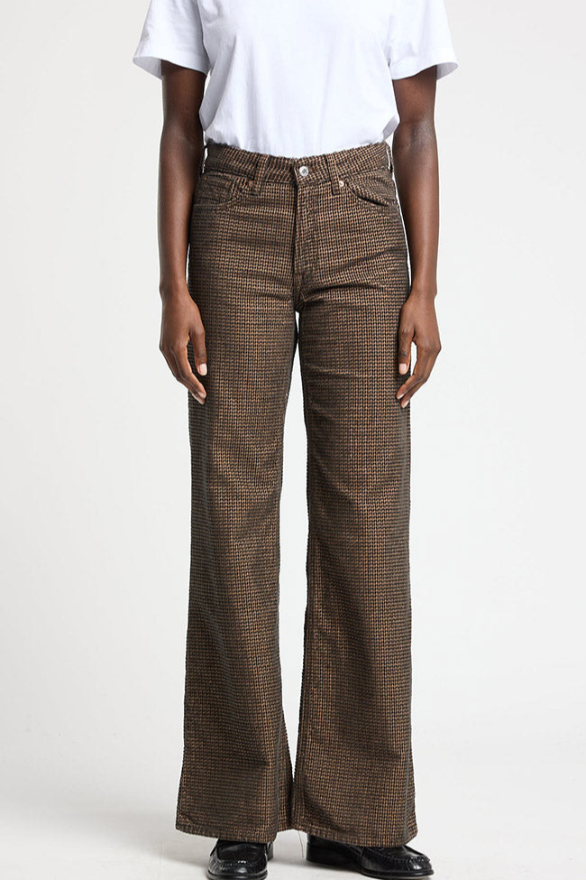 Kings Of Indigo Damen vegan Hose Jane Cord Dewintery Brown