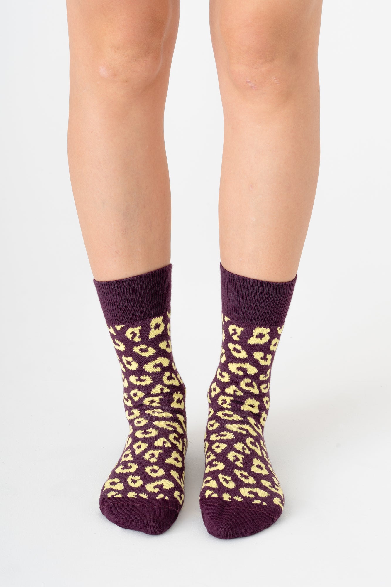 Evermind womens vegan Multipack 6x Socks Leo Unisex Magenta/ Lemonade