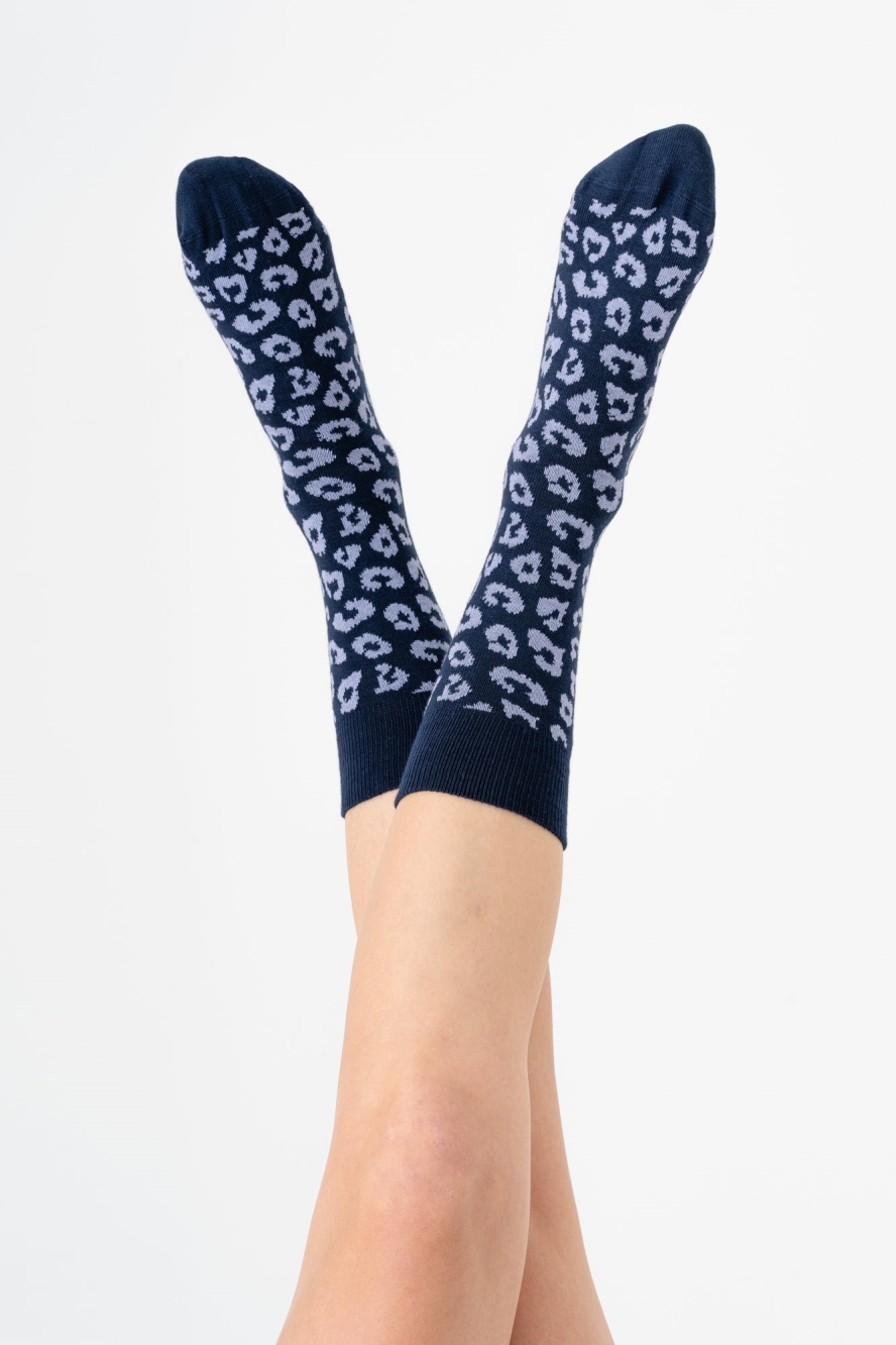 Evermind womens vegan Multipack 6x Socks Leo Unisex Lavender/ Indigo