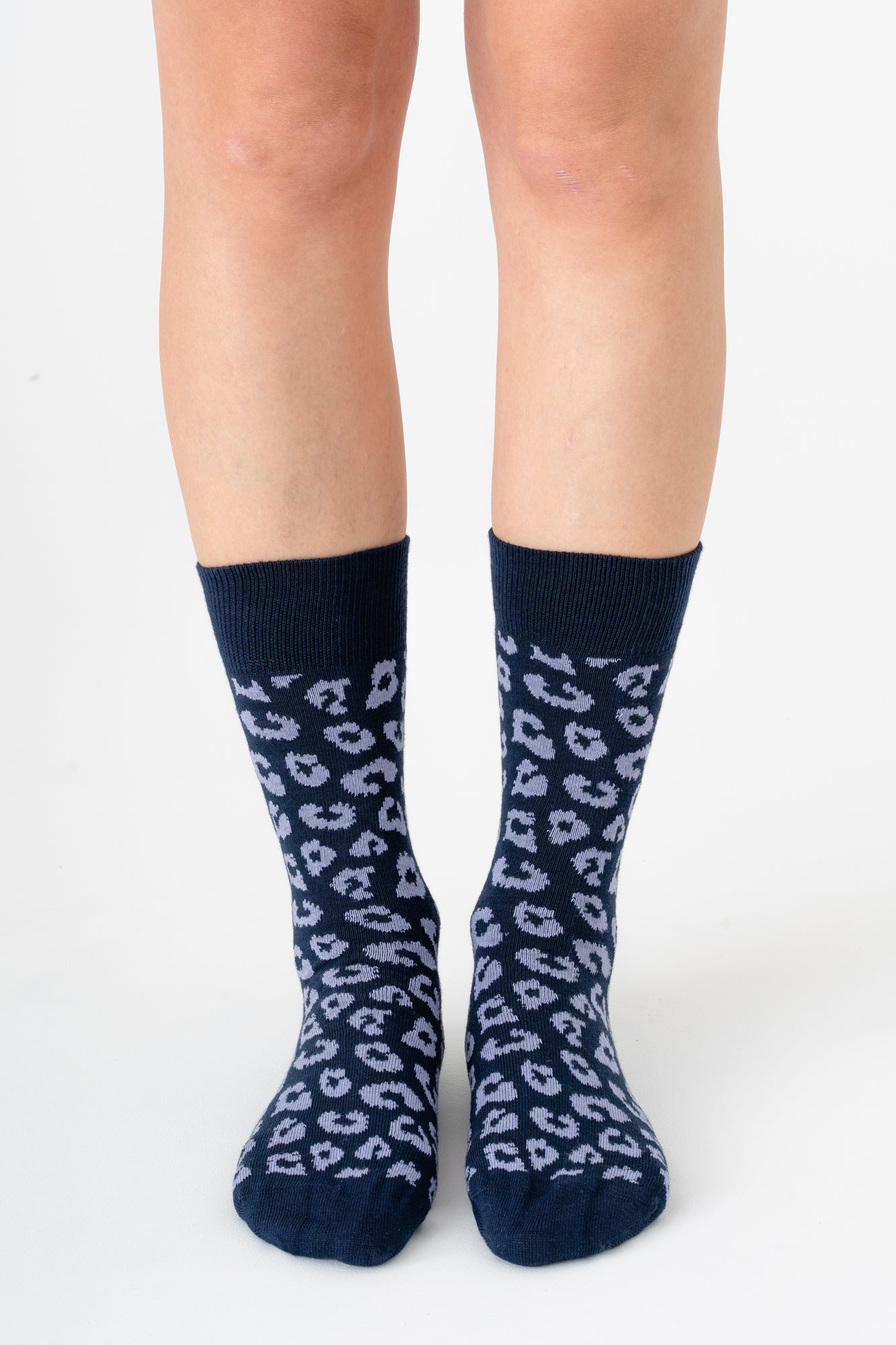 Evermind womens vegan Multipack 6x Socks Leo Unisex Lavender/ Indigo